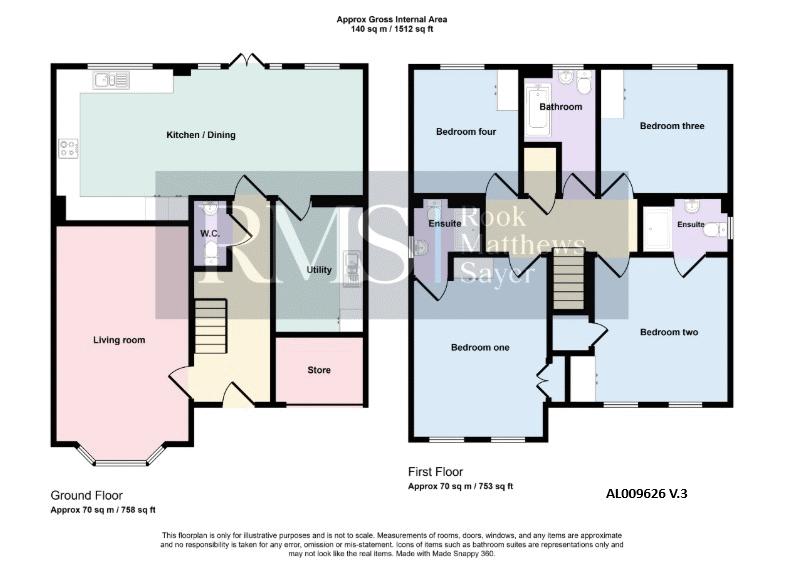 13, Whitesmiths Way, Alnwick floorplan