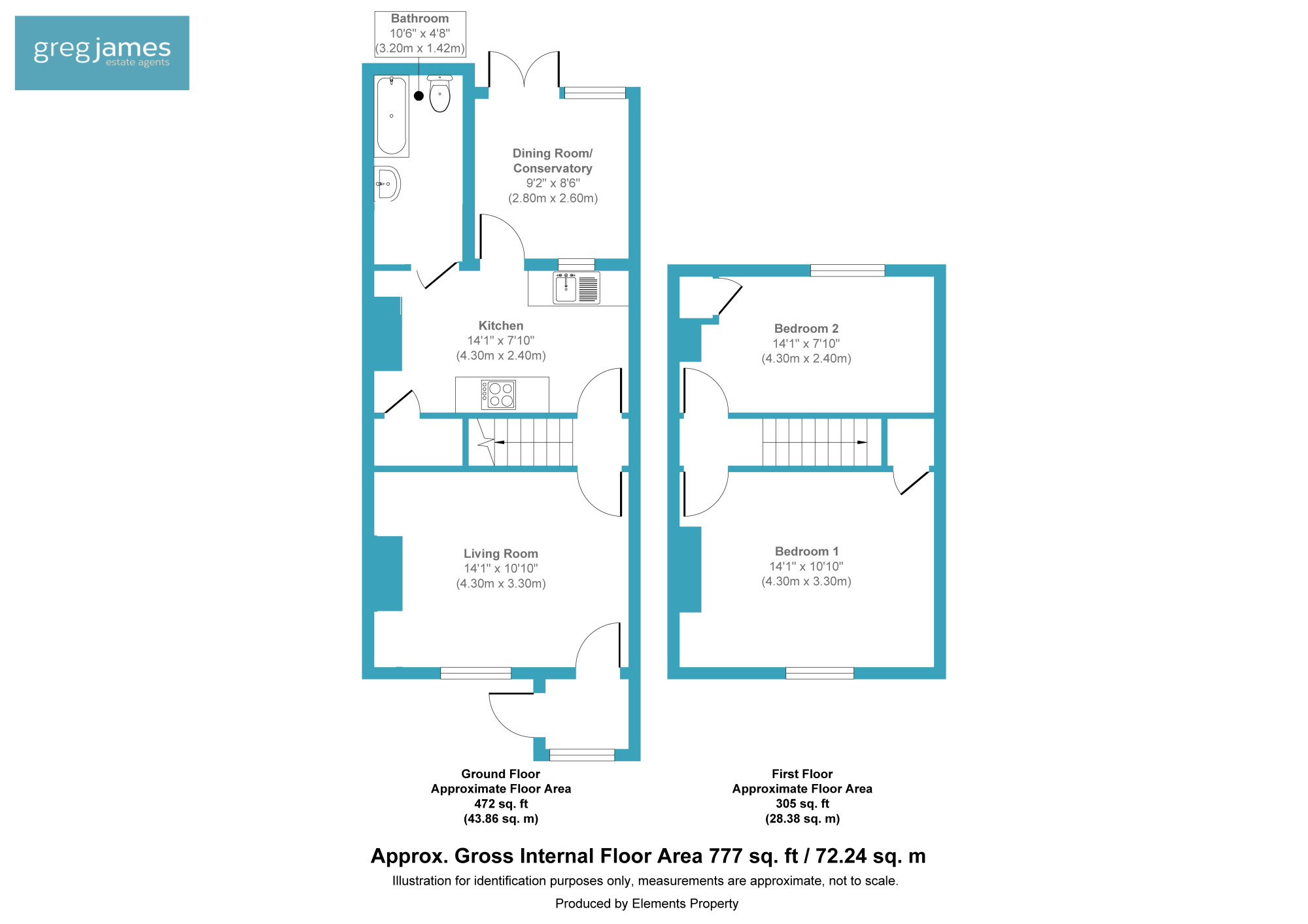 178, Cove Road, Farnborough floorplan
