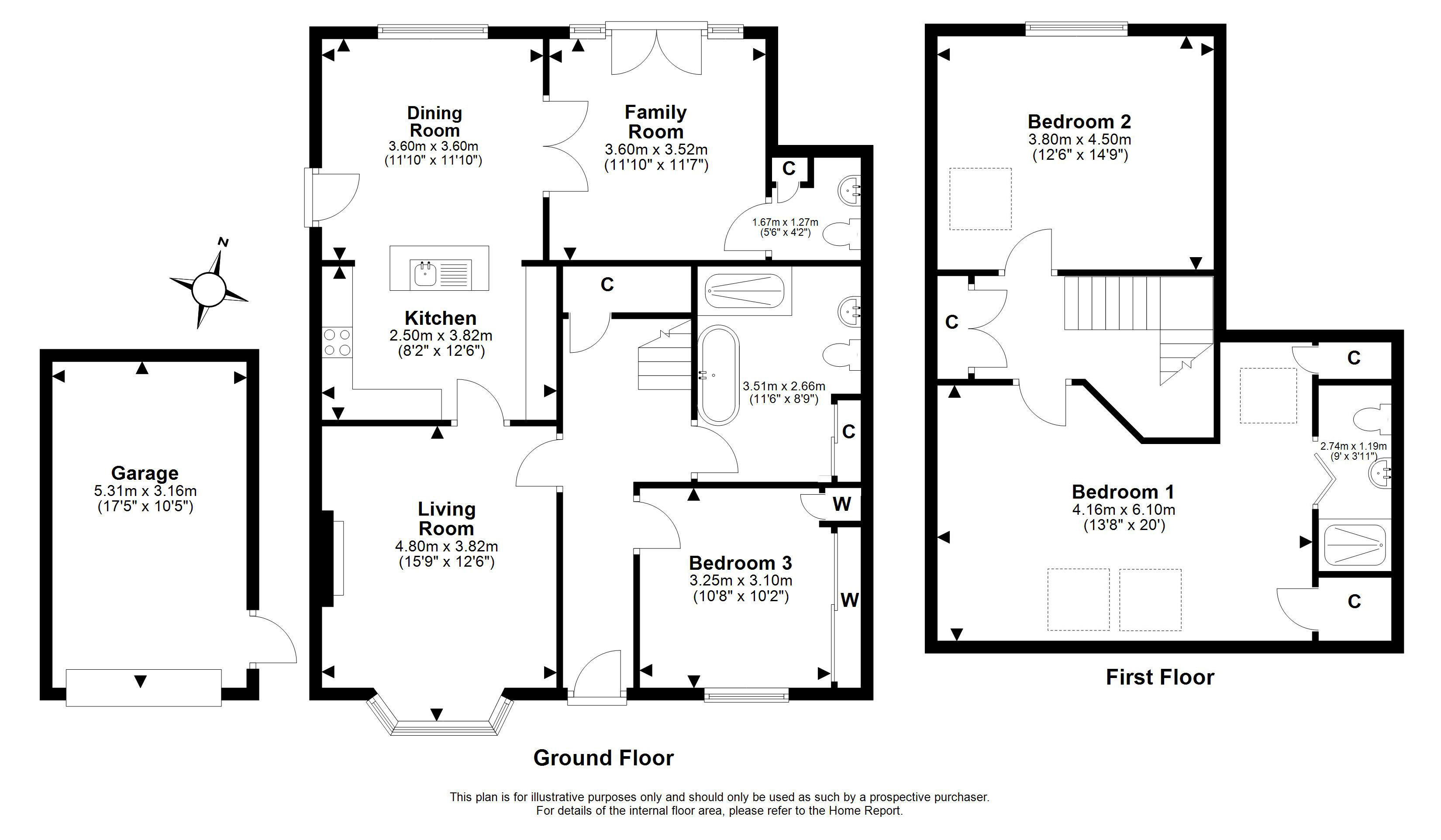 4, Baird Terrace, Haddington floorplan