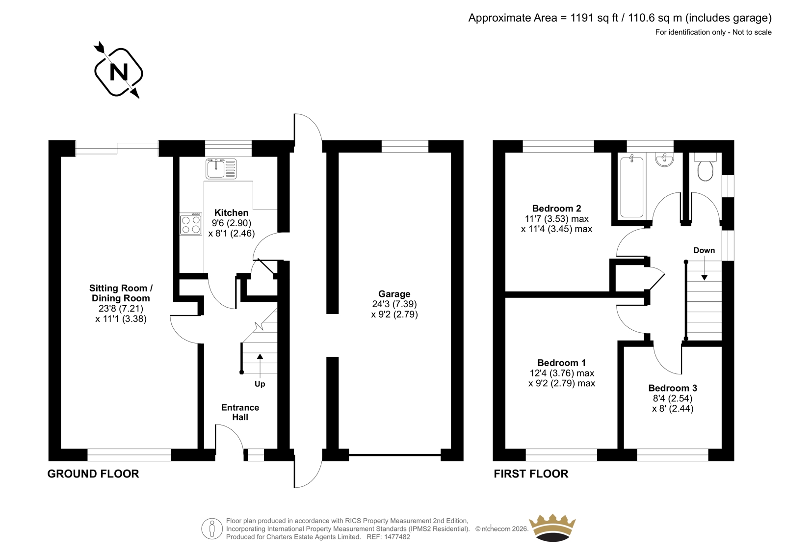 96, Dunvegan Drive, Southampton floorplan