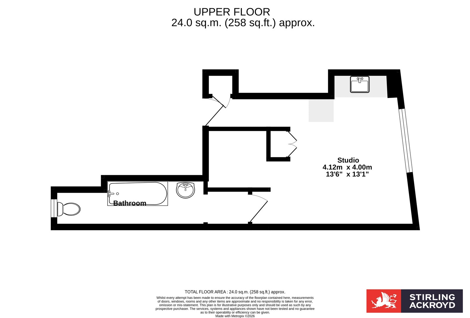 Flat 20, Eastgate House, 223, High Street, Surrey floorplan