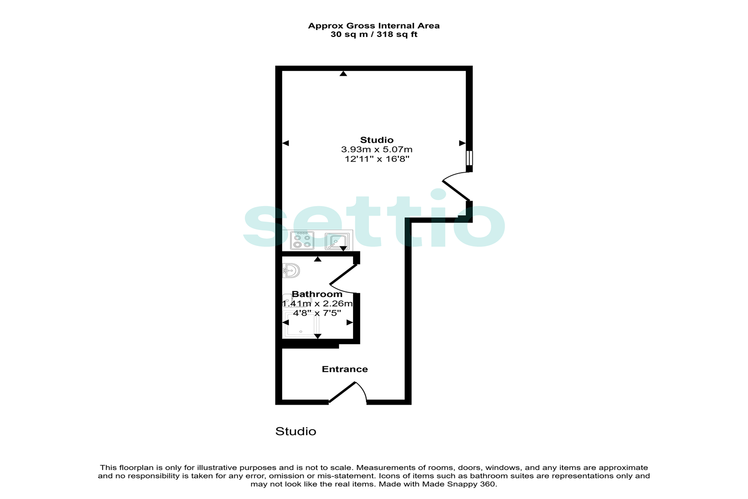 Node Studio, Limehouse, London floorplan