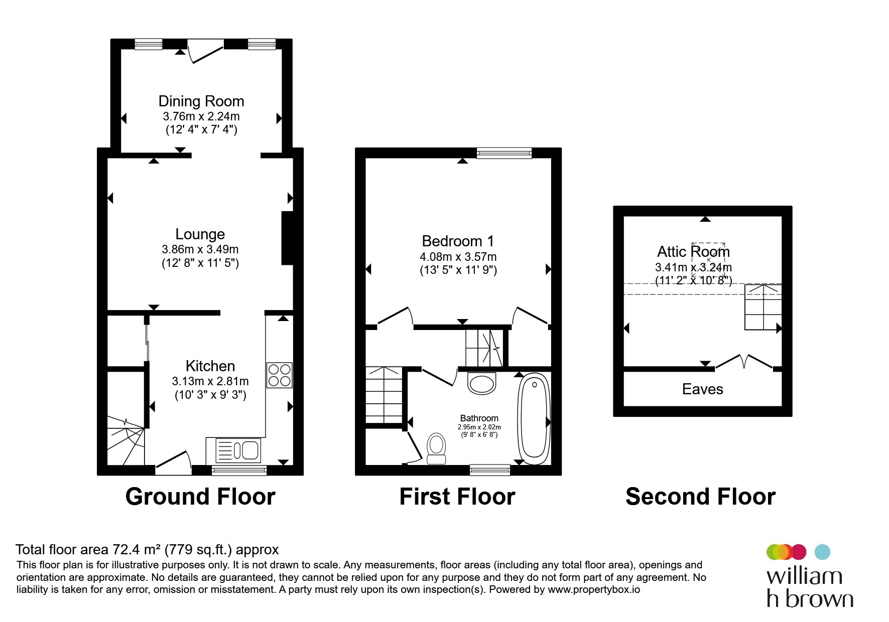 10, Cross Row, Leeds floorplan