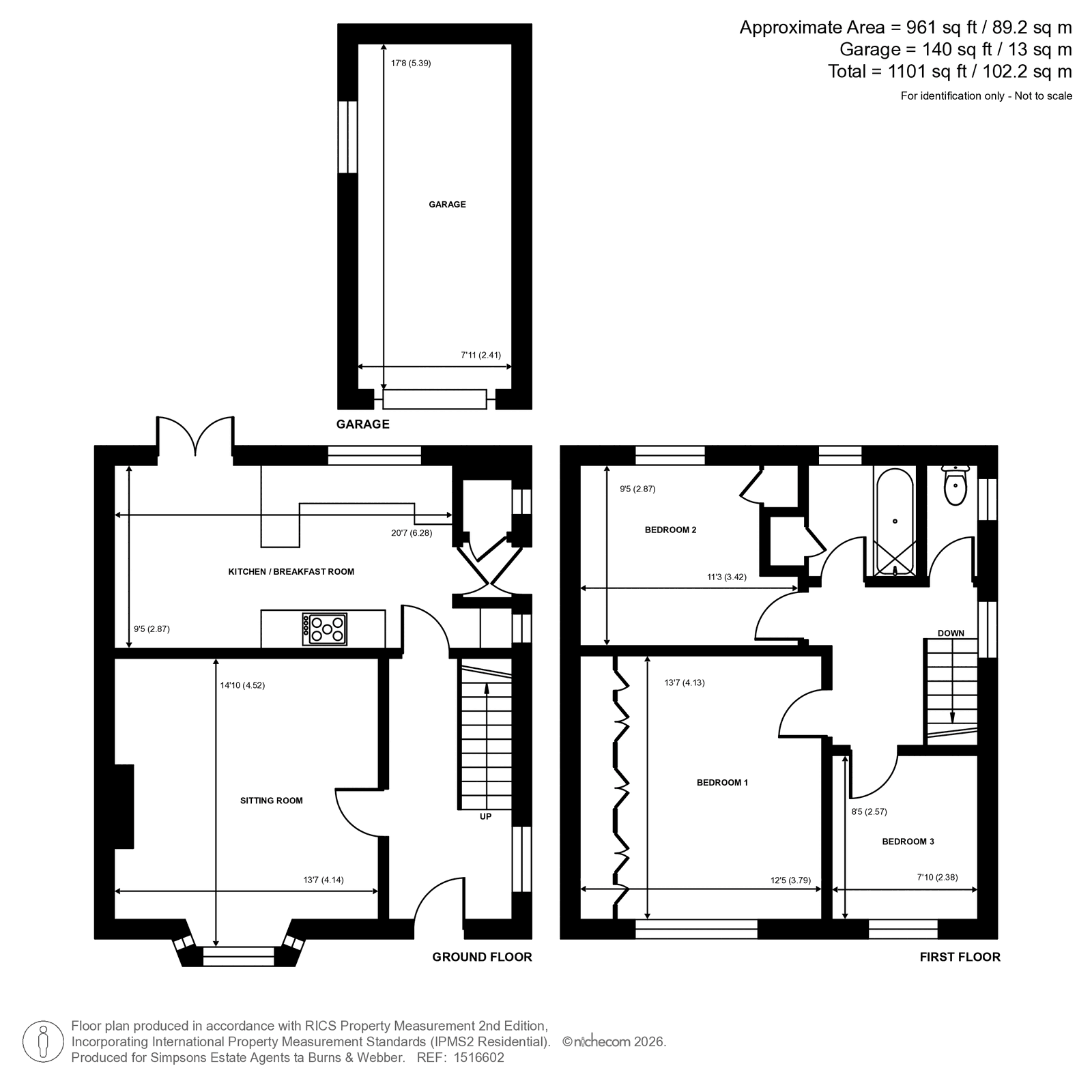 18, Grove End Road, Farnham floorplan