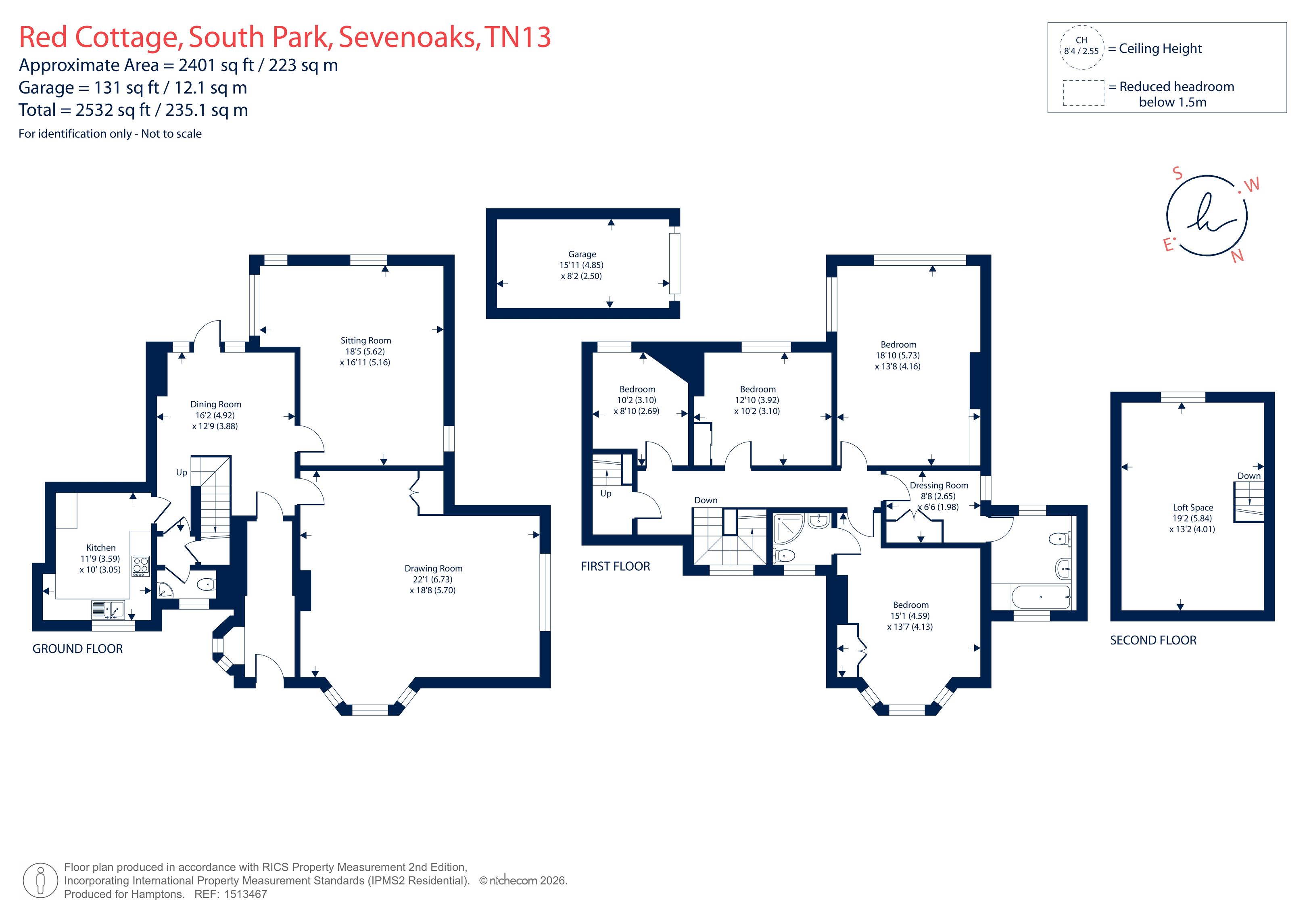 Red Cottage, South Park, Sevenoaks floorplan
