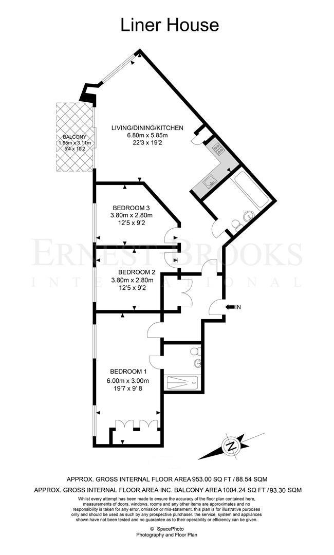 3 Bedrooms Flat for sale in Liner House, Royal Wharf E16