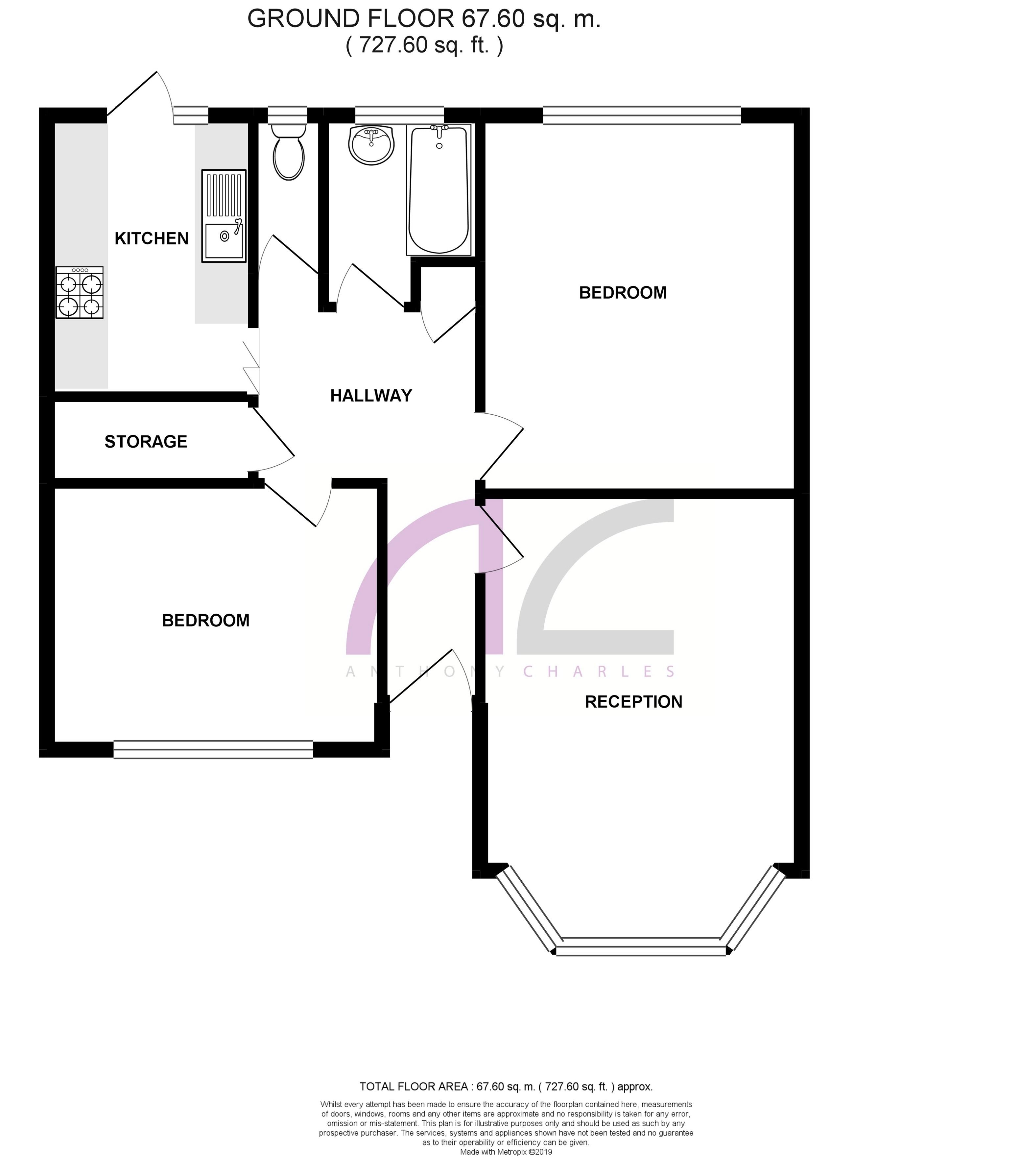 2 Bedrooms Maisonette to rent in Oakwood Close, Southgate N14