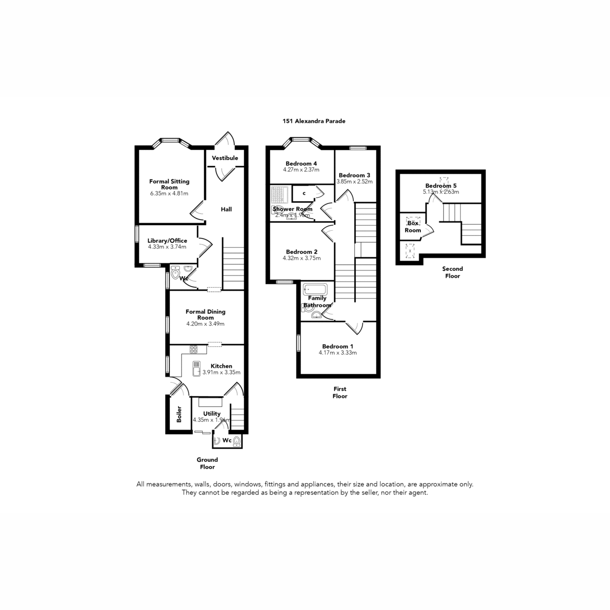 151, Alexandra Parade, Dunoon floorplan