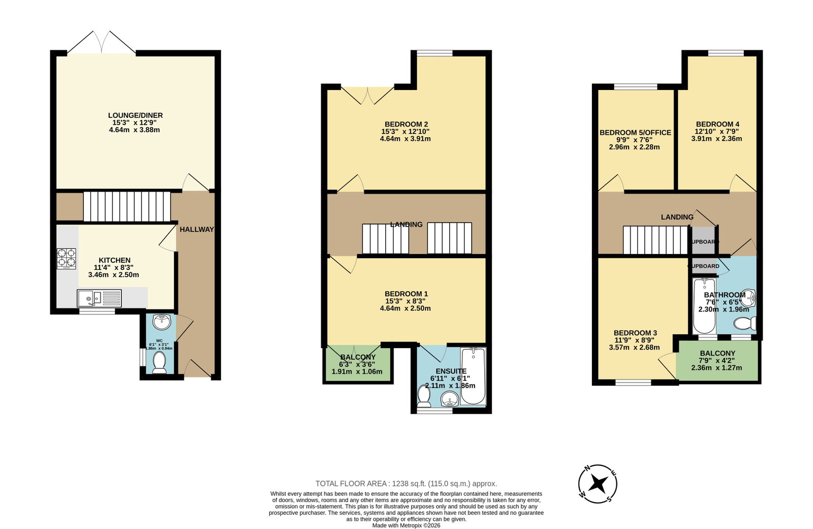 35, Endeavour Court, Plymouth floorplan