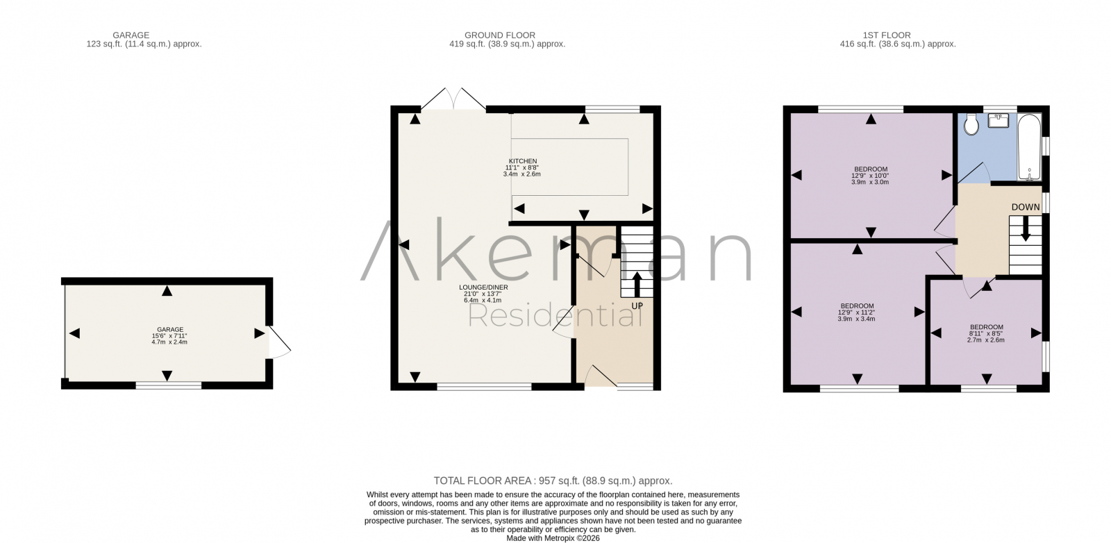 23, Friars Walk, Tring floorplan