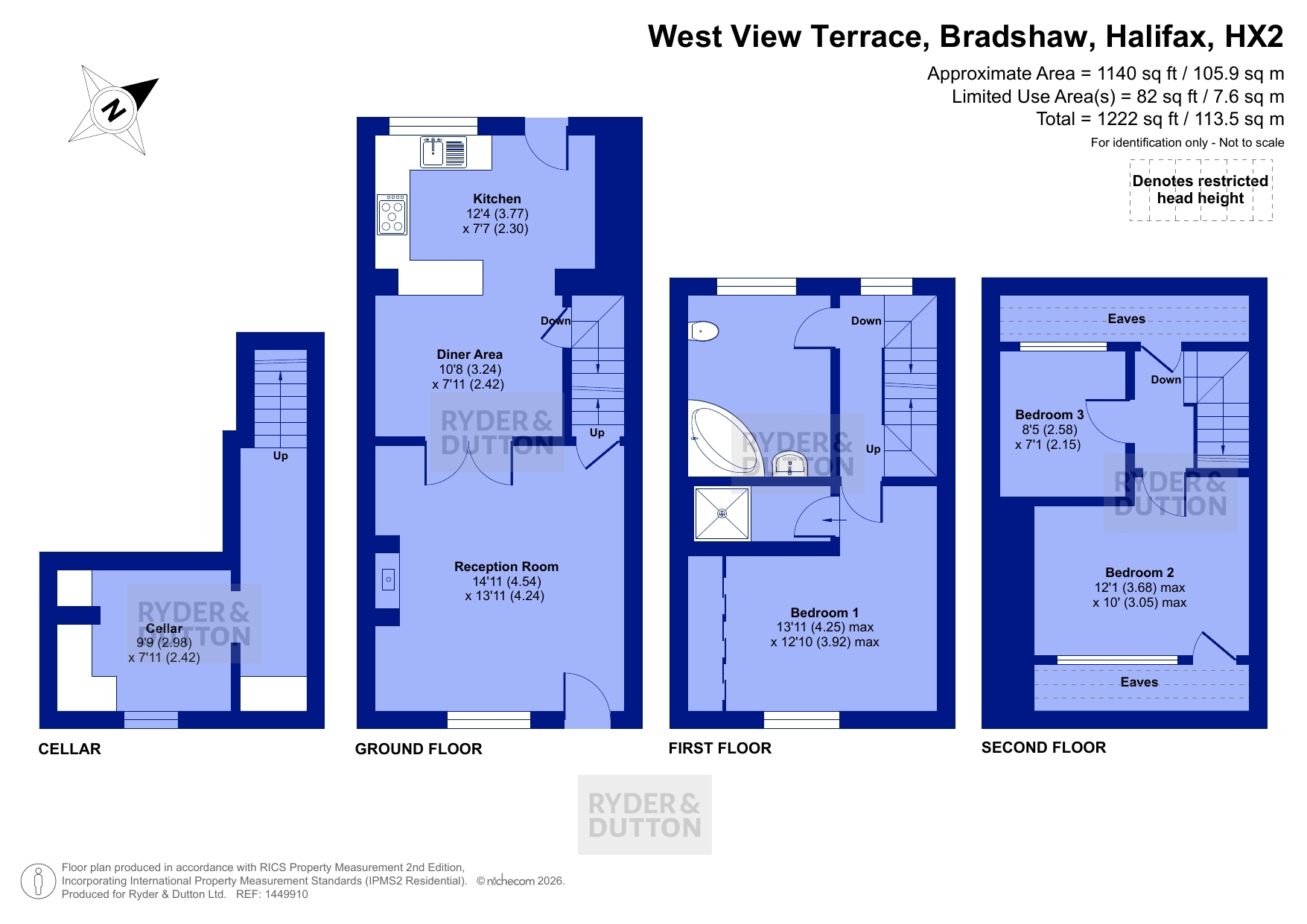 5, West View Terrace, Halifax floorplan