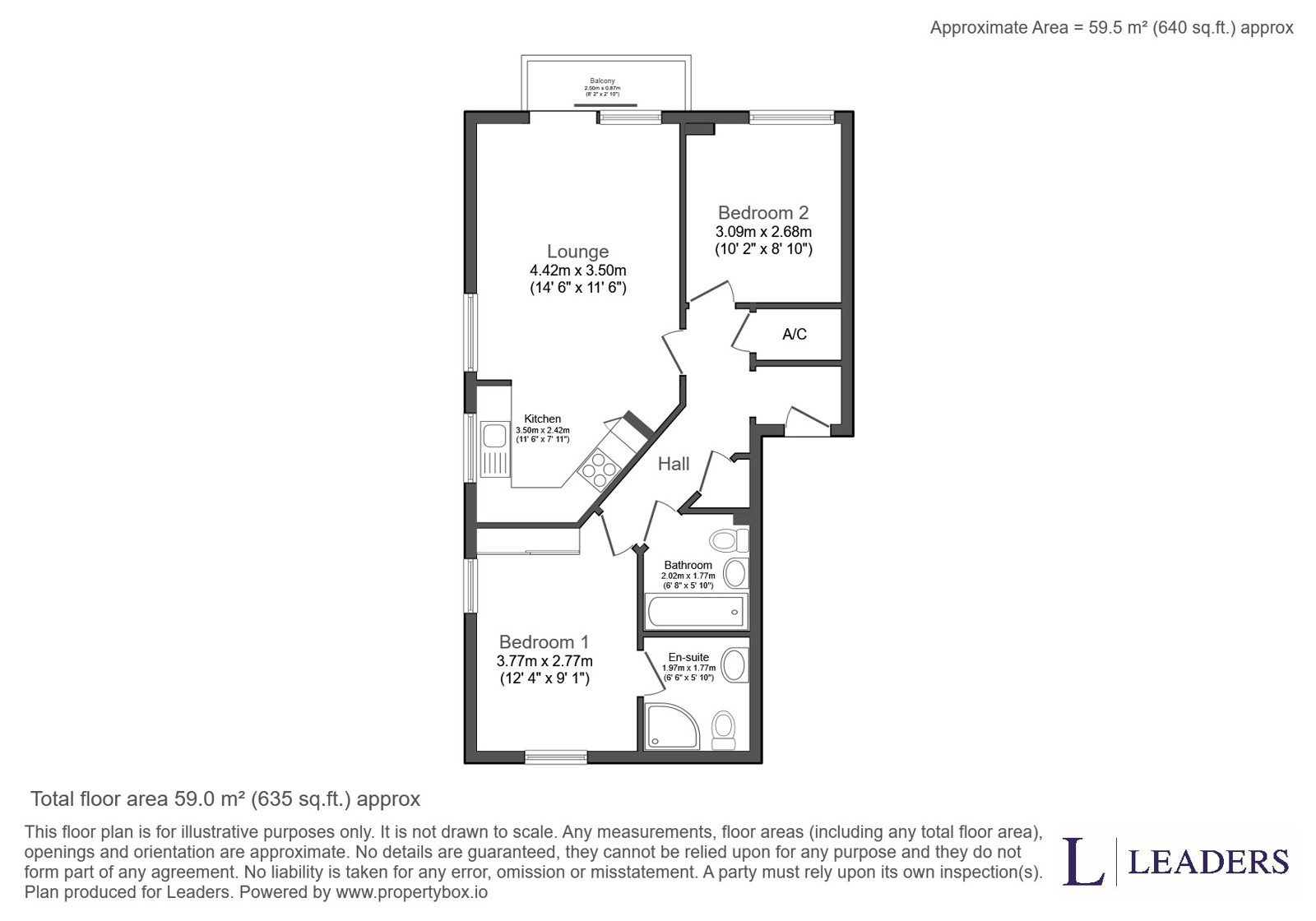 Flat 24, Parkham House, Reynolds Avenue, Surrey floorplan