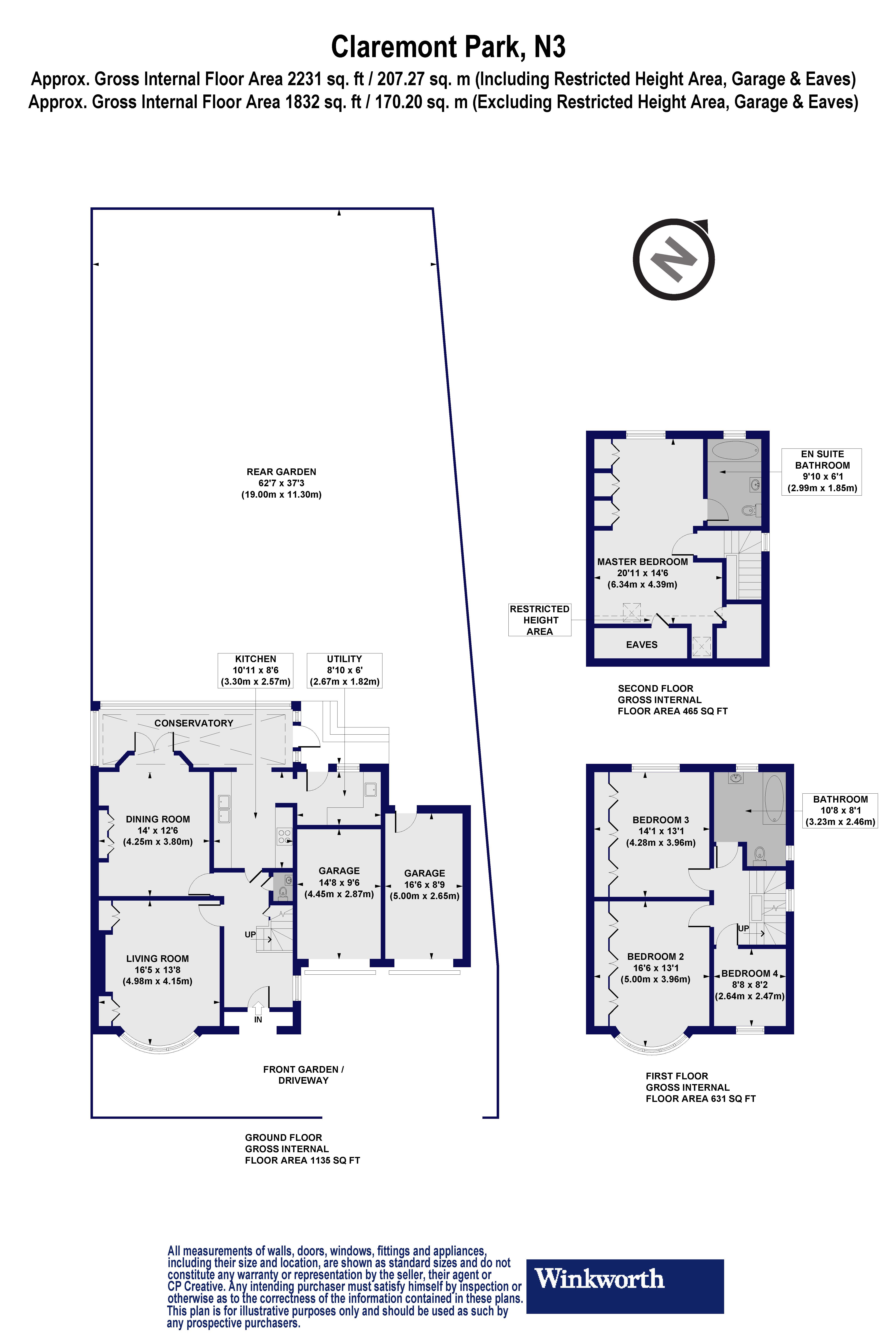 Claremont Park, Finchley, London, N3 floorplan