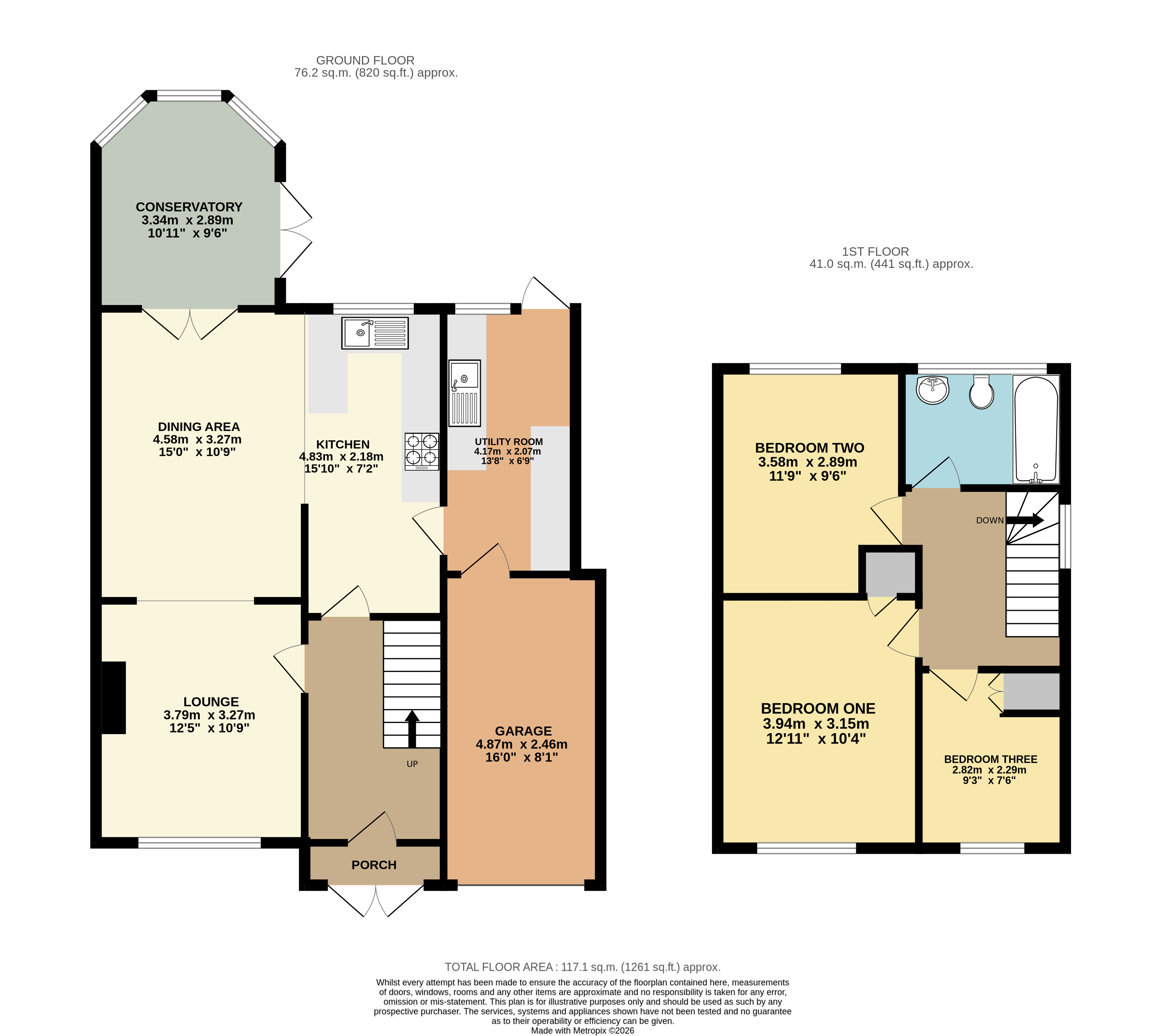 47, Weatherby, Bedfordshire floorplan