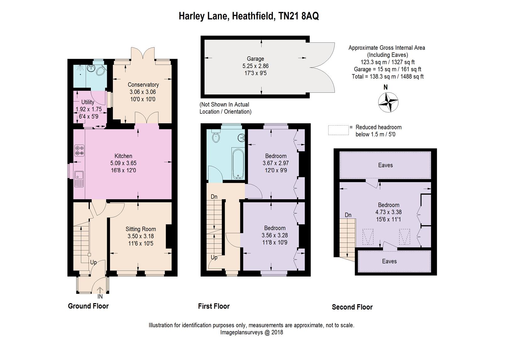 3 Bedrooms Semi-detached house for sale in Harley Lane, Heathfield TN21