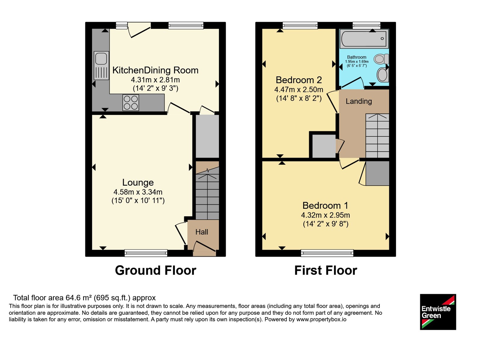 130, Old Vicarage, Bolton floorplan