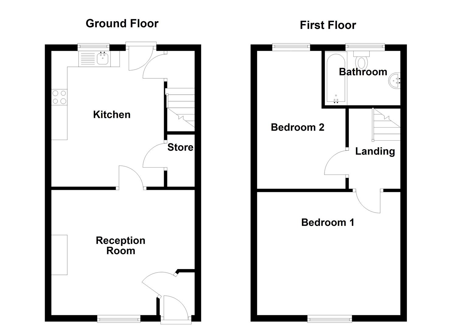 16, Robert Street, Rossendale floorplan