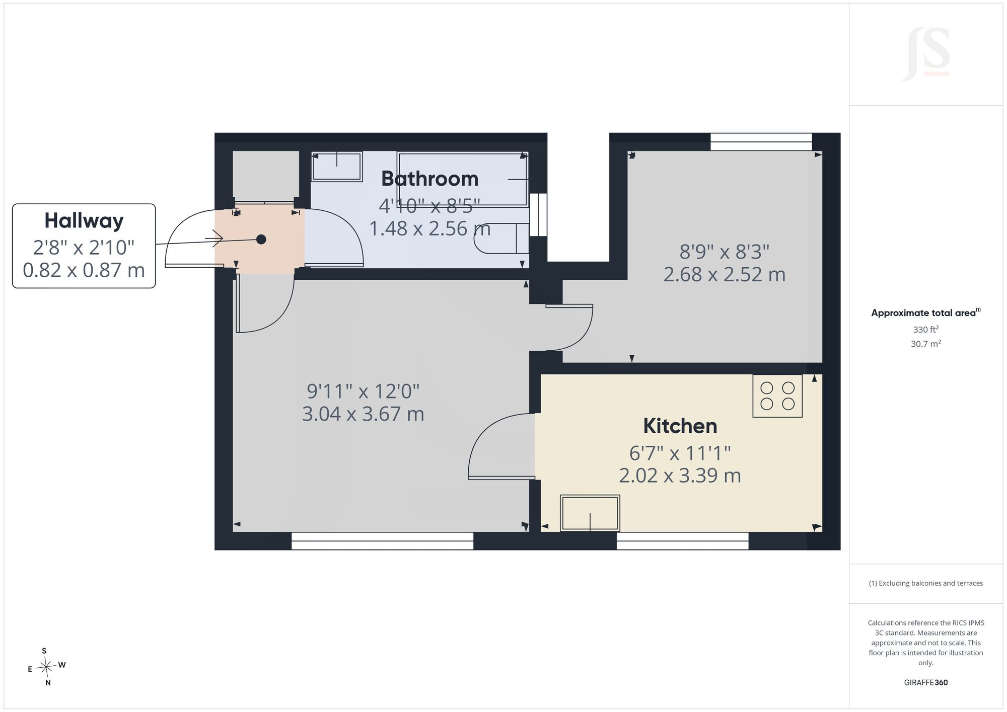 Flat 9, Angmering Court, Littlehampton floorplan