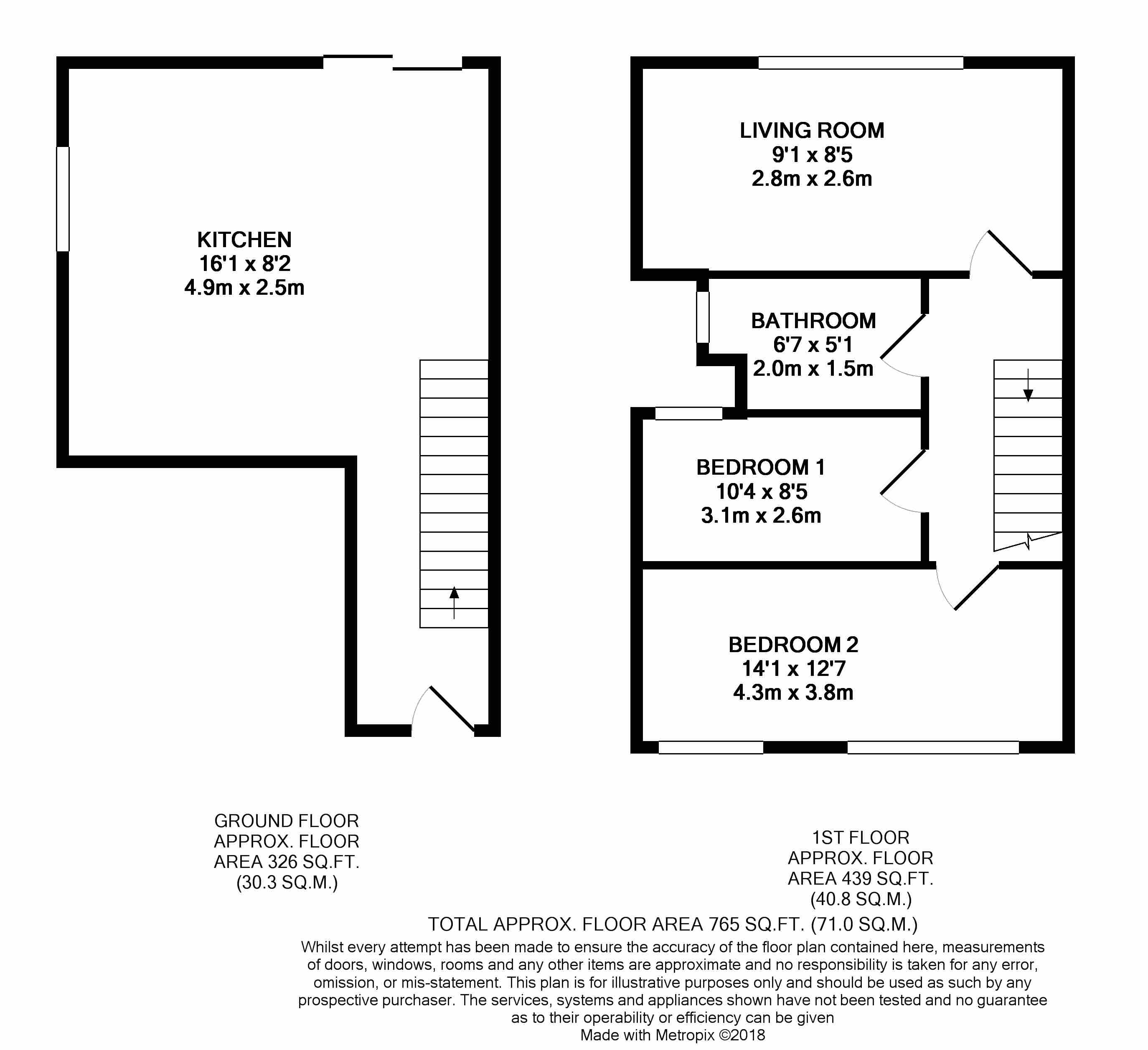 2 Bedrooms Terraced house to rent in Coombe Road, Brighton BN2