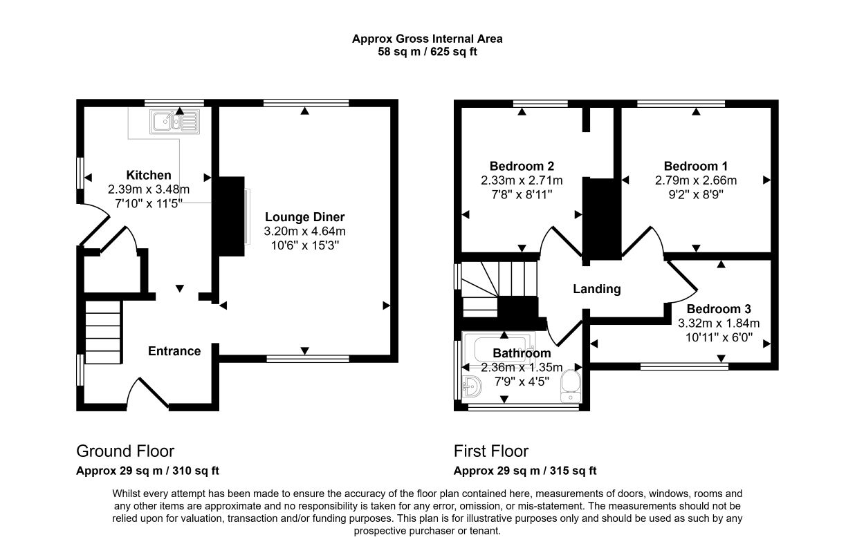 61, Malton Avenue, Bolton floorplan