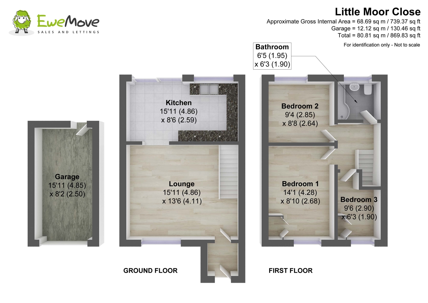 7, Little Moor Close, Barnstaple floorplan