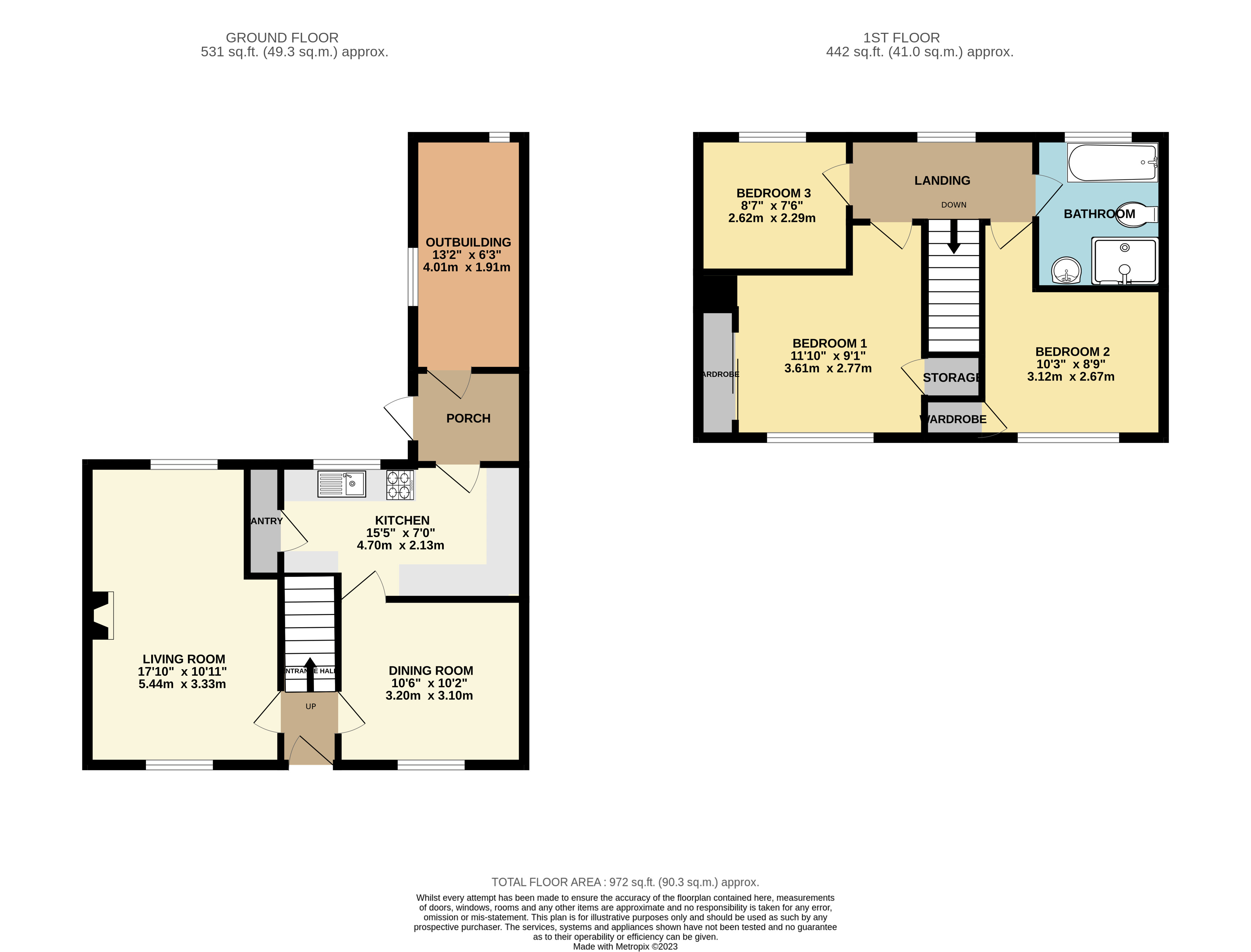 18, Court Orchard, Westbury floorplan