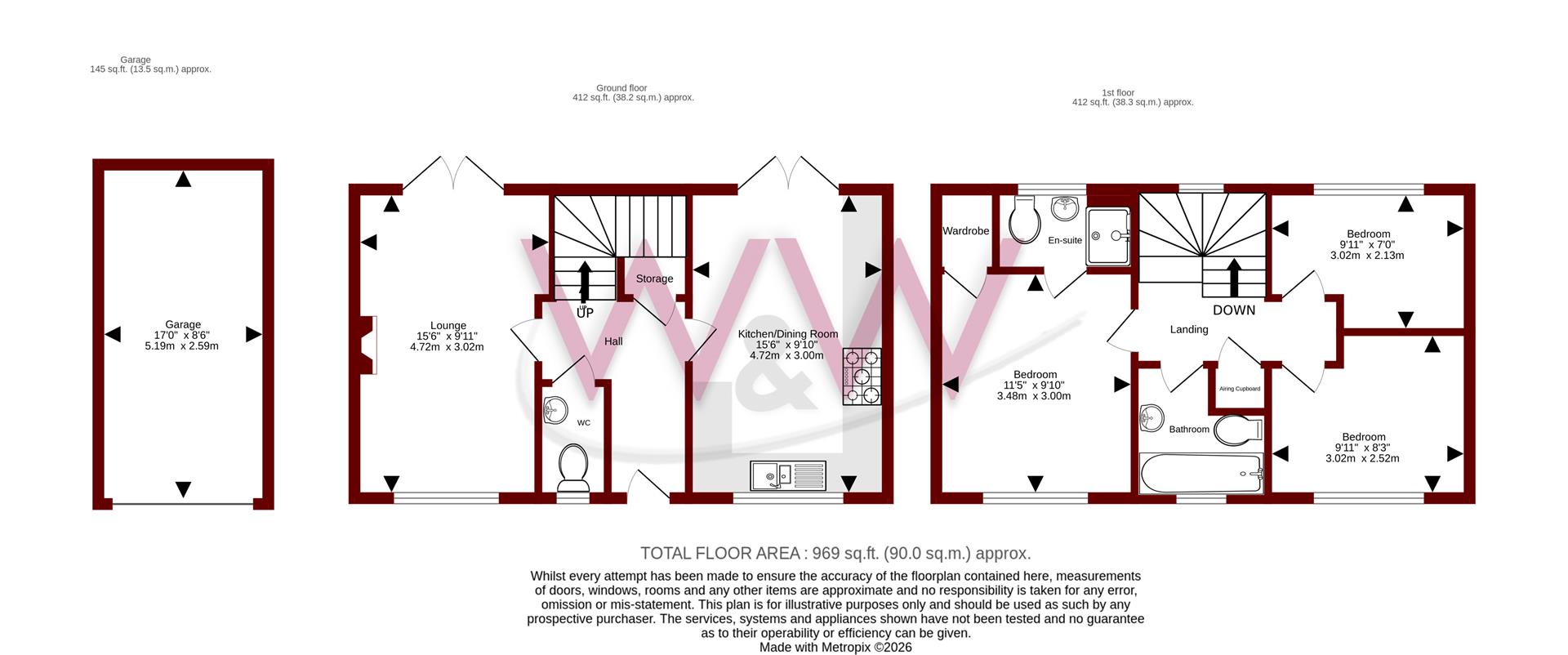 8, Lavender Court, Fareham floorplan