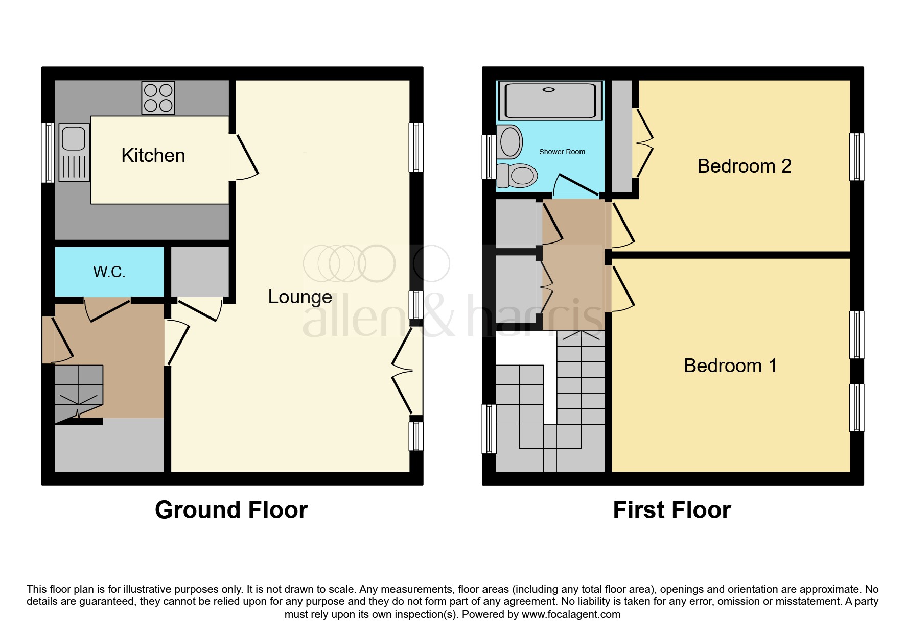 Lanfine Way, Girdle Toll, Irvine KA11, 2 bedroom end terrace house for