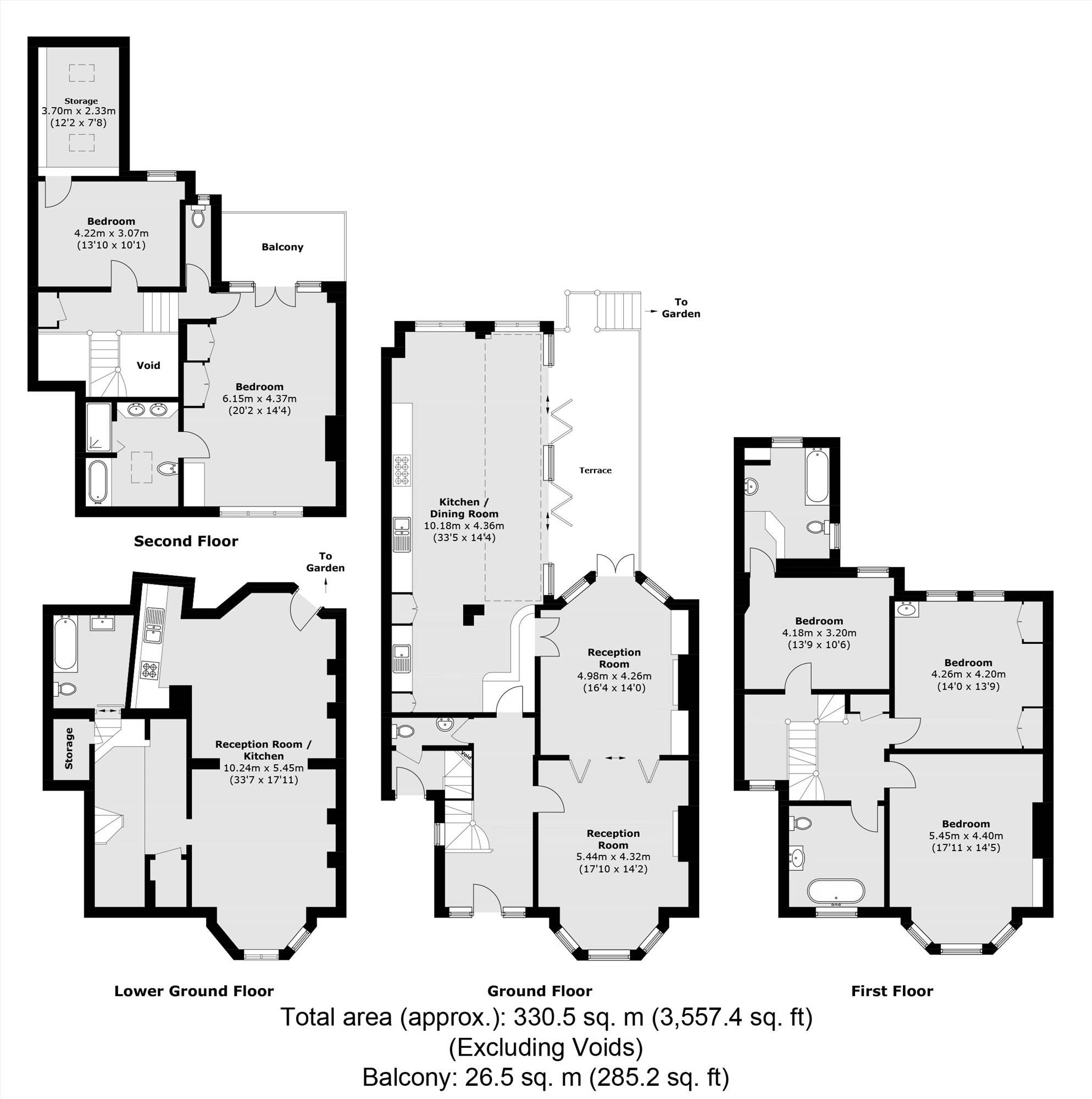 28, Southwood Avenue, London floorplan
