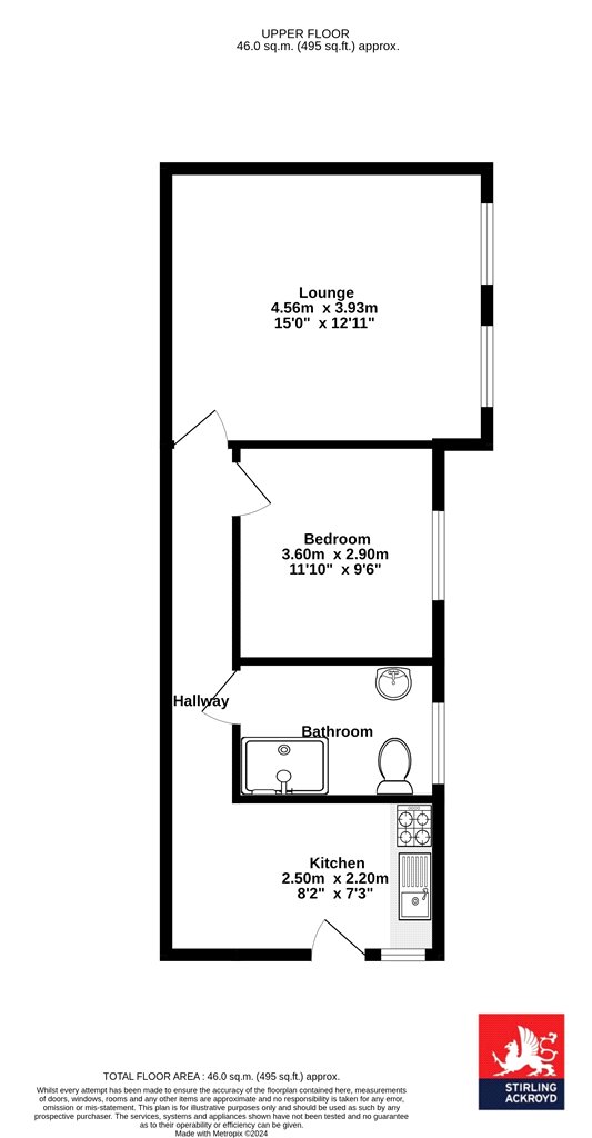 Brox Road, Chertsey floorplan