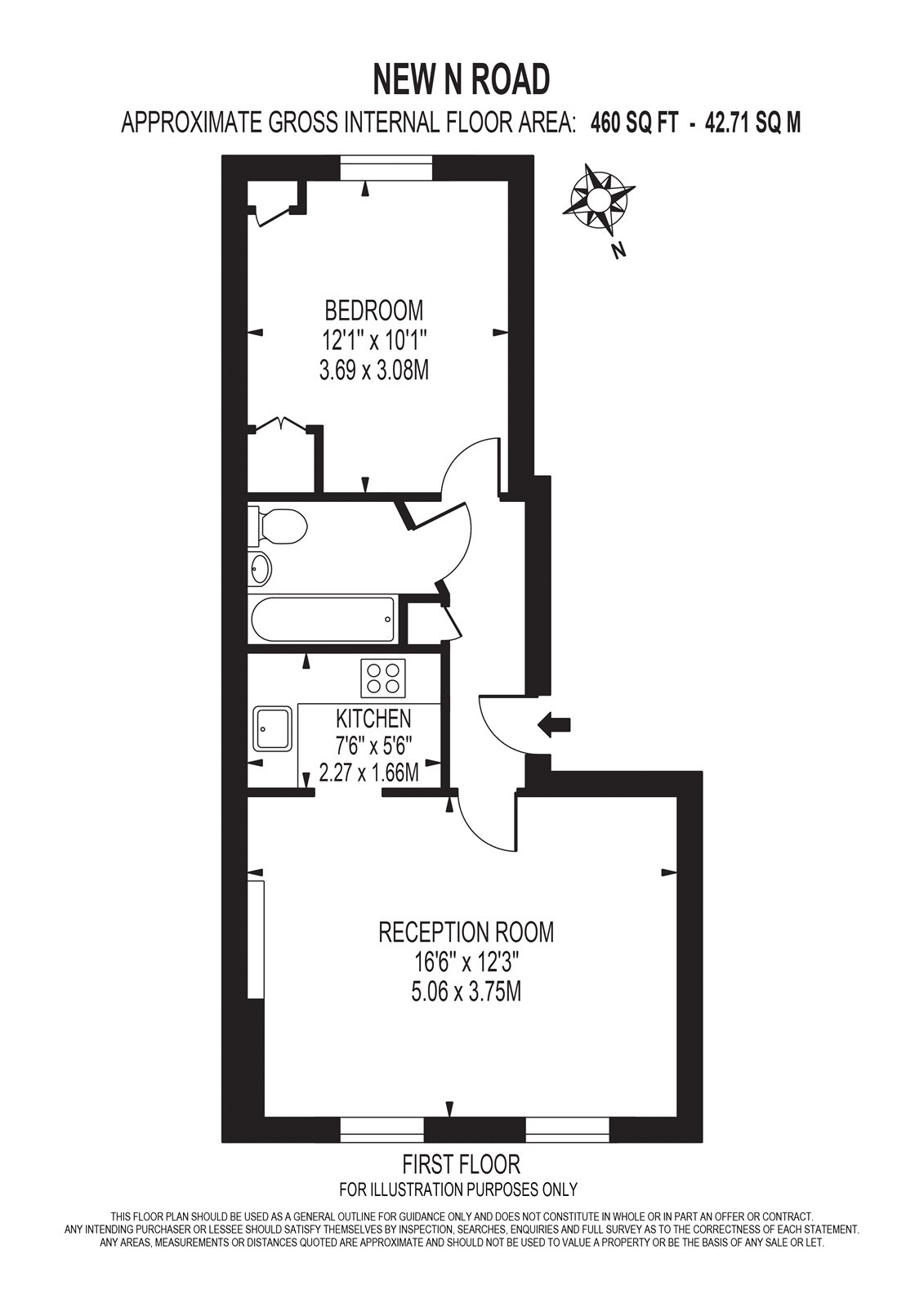 1 Bedrooms Flat for sale in New North Road, London N1