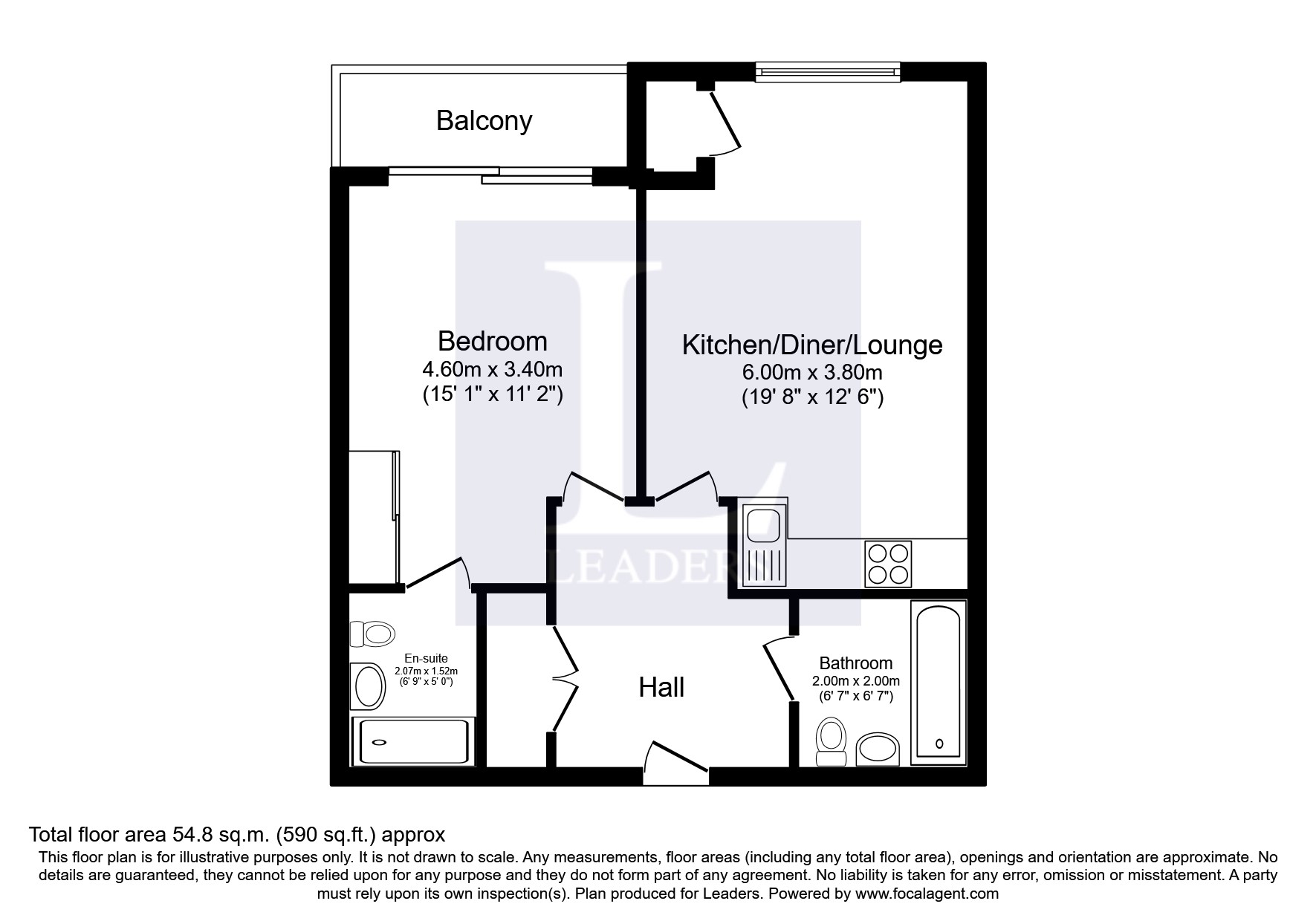 Apartment 157, Centenary Plaza, 18 Holliday Street floorplan