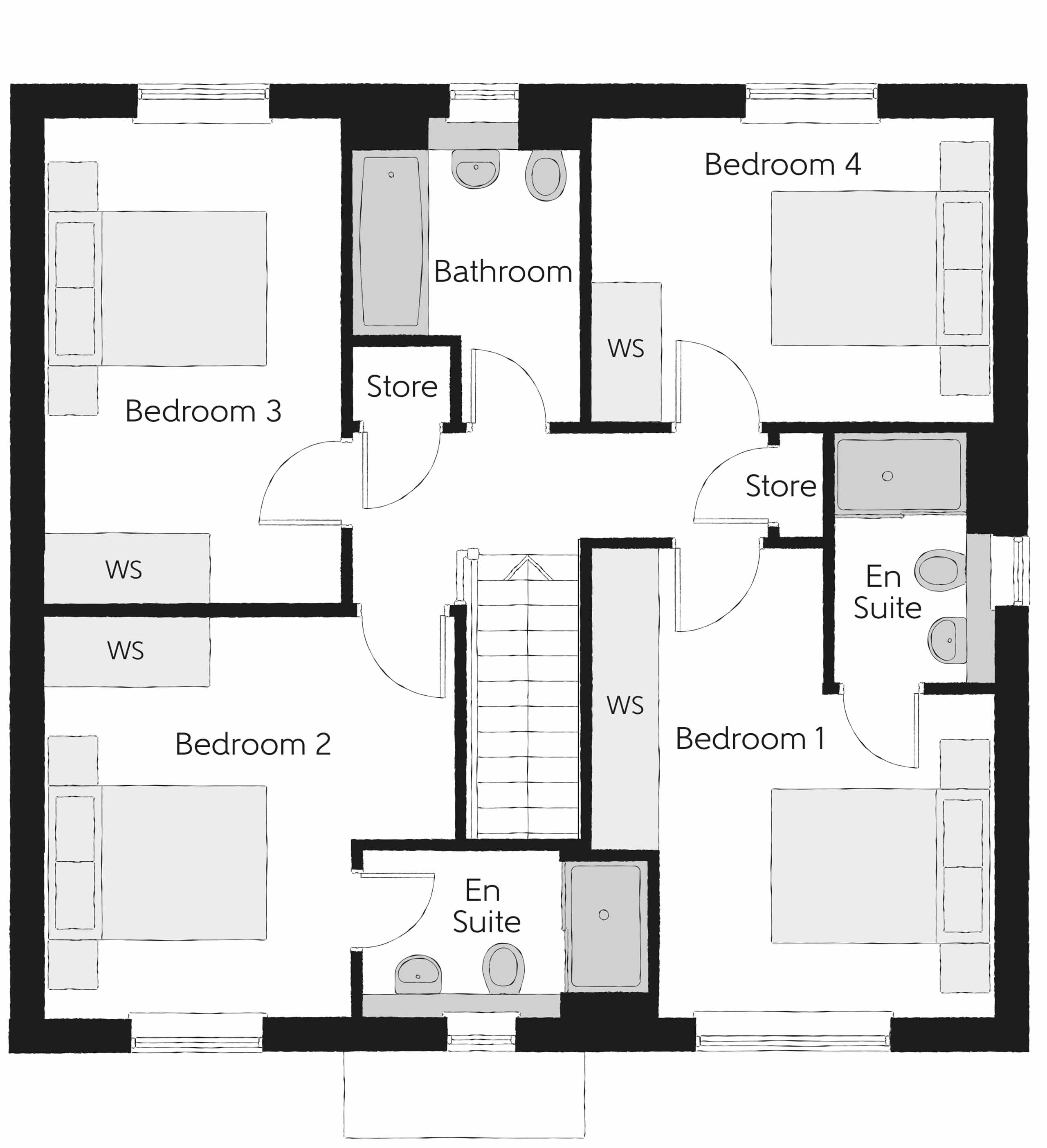 168, The Wood, Stoke On Trent floorplan