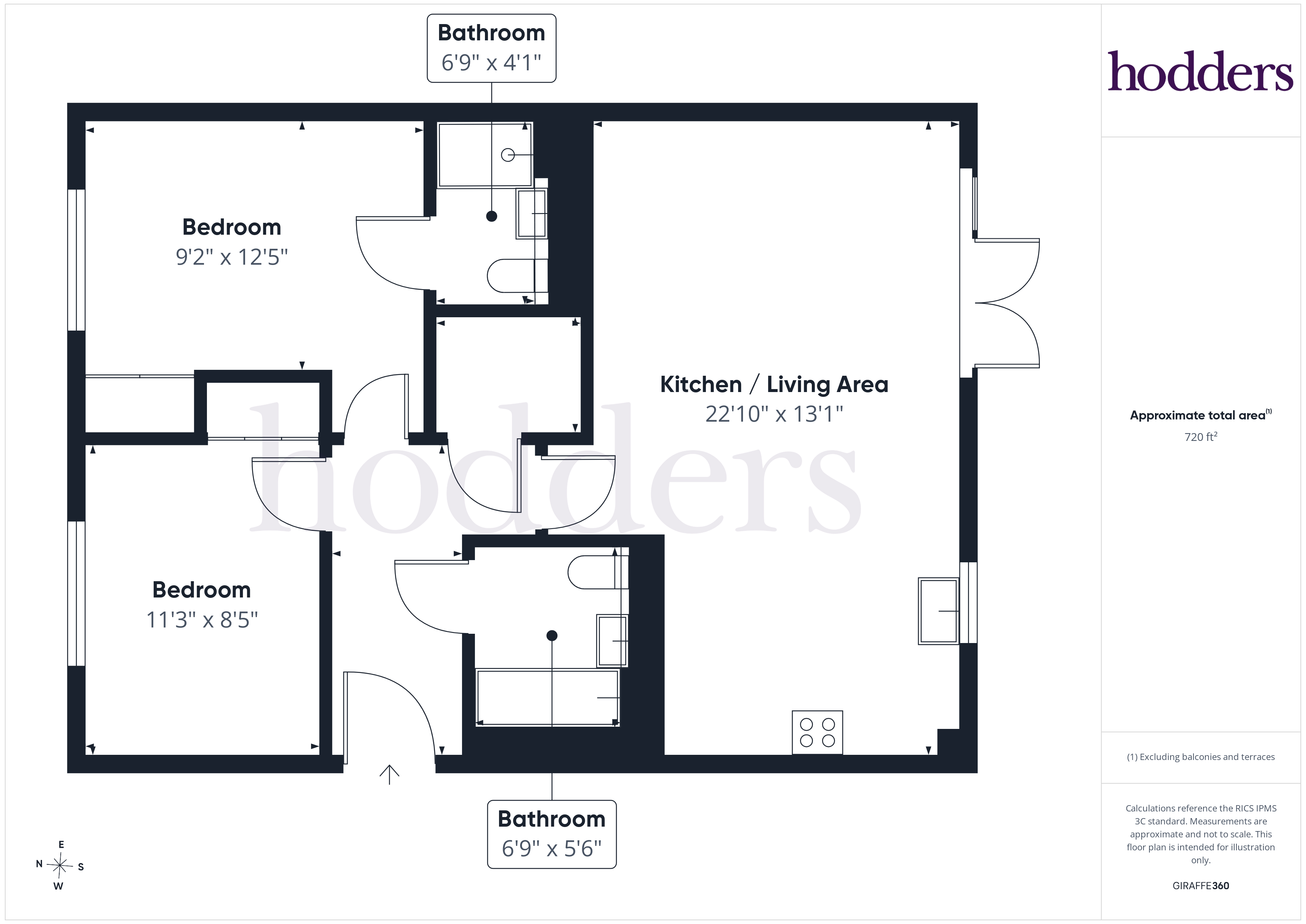 Augustine Apartments, Addlestone floorplan