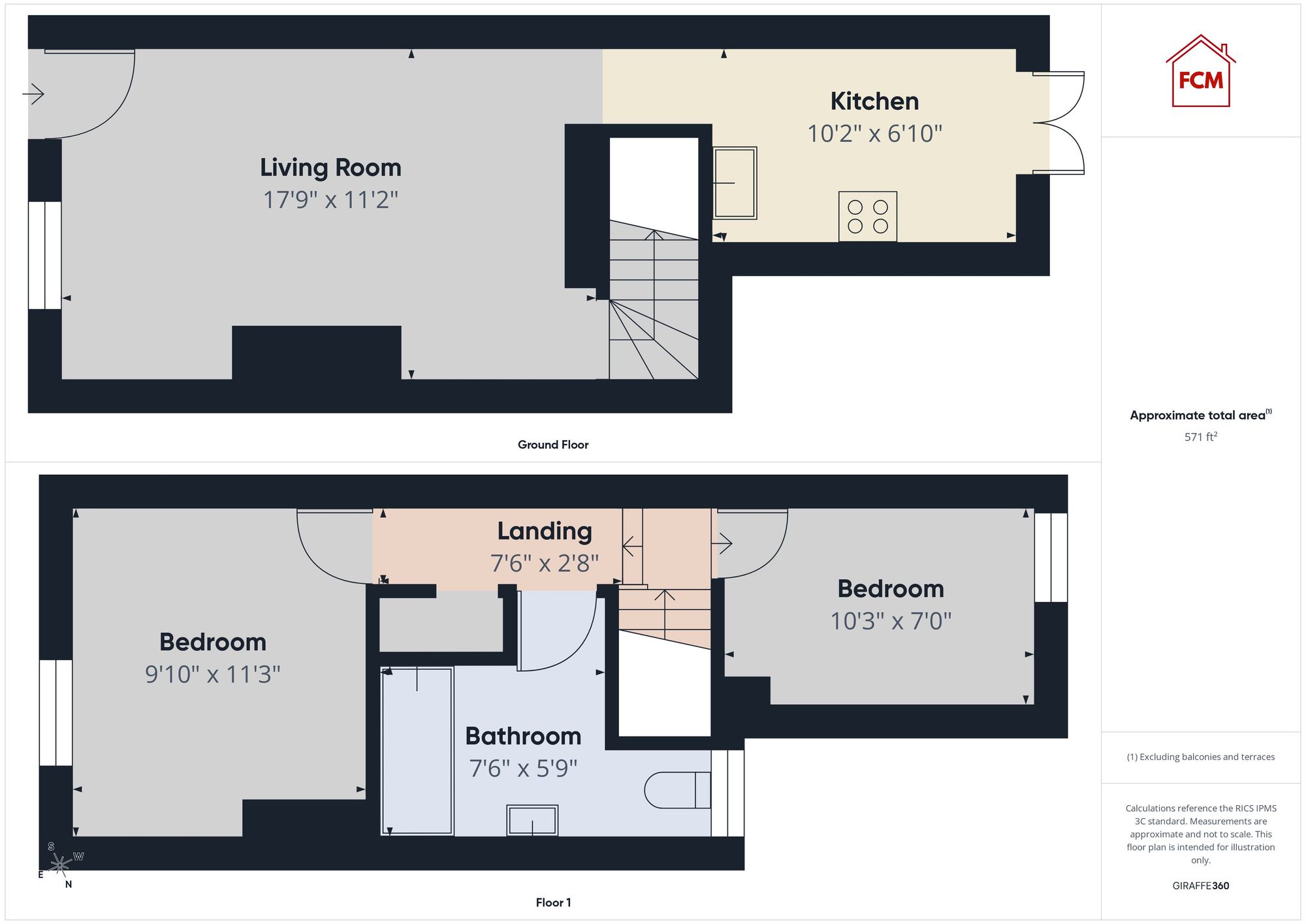 12 Burnside, Workington floorplan