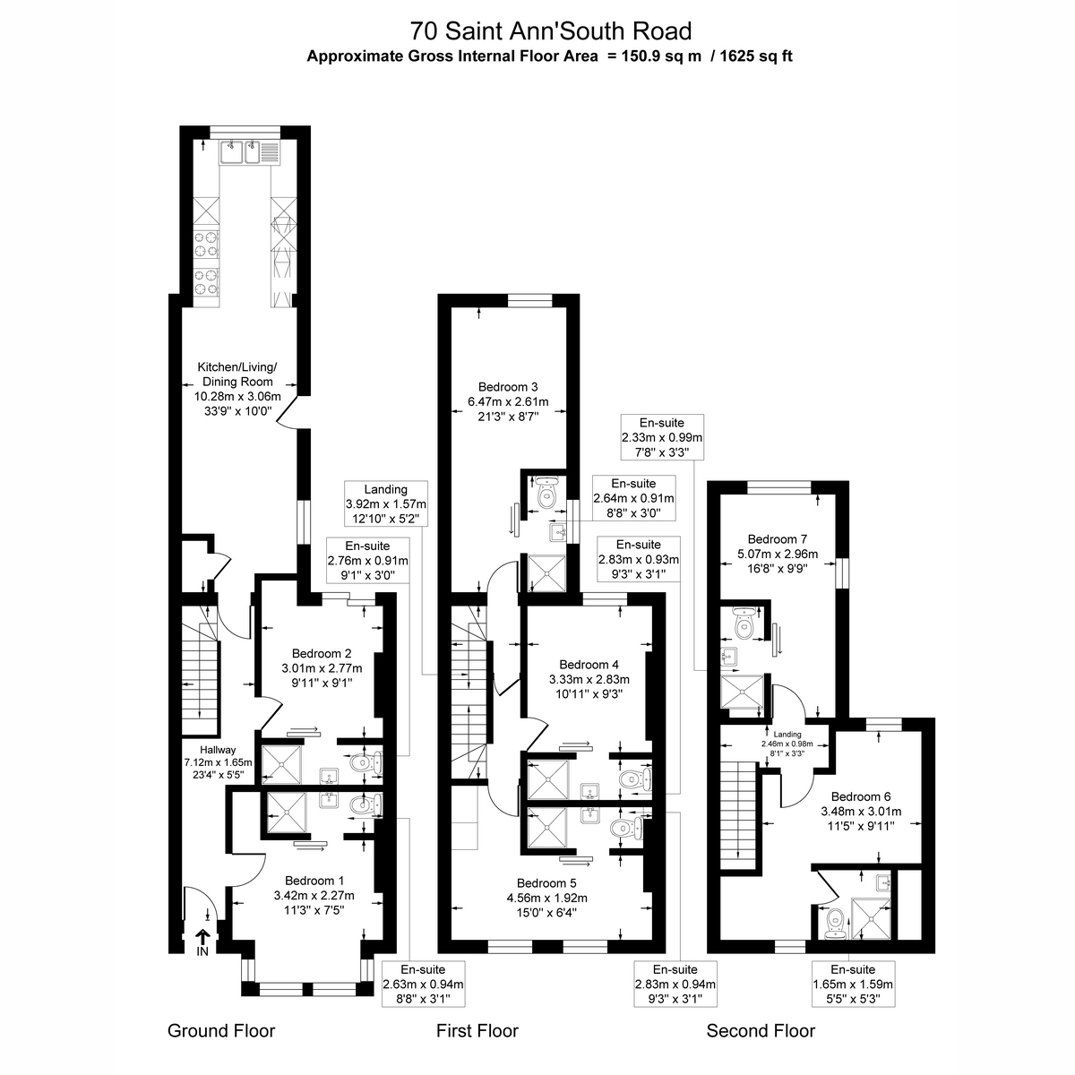 Room 4 70, St. Anns Road, Southend-on-sea floorplan
