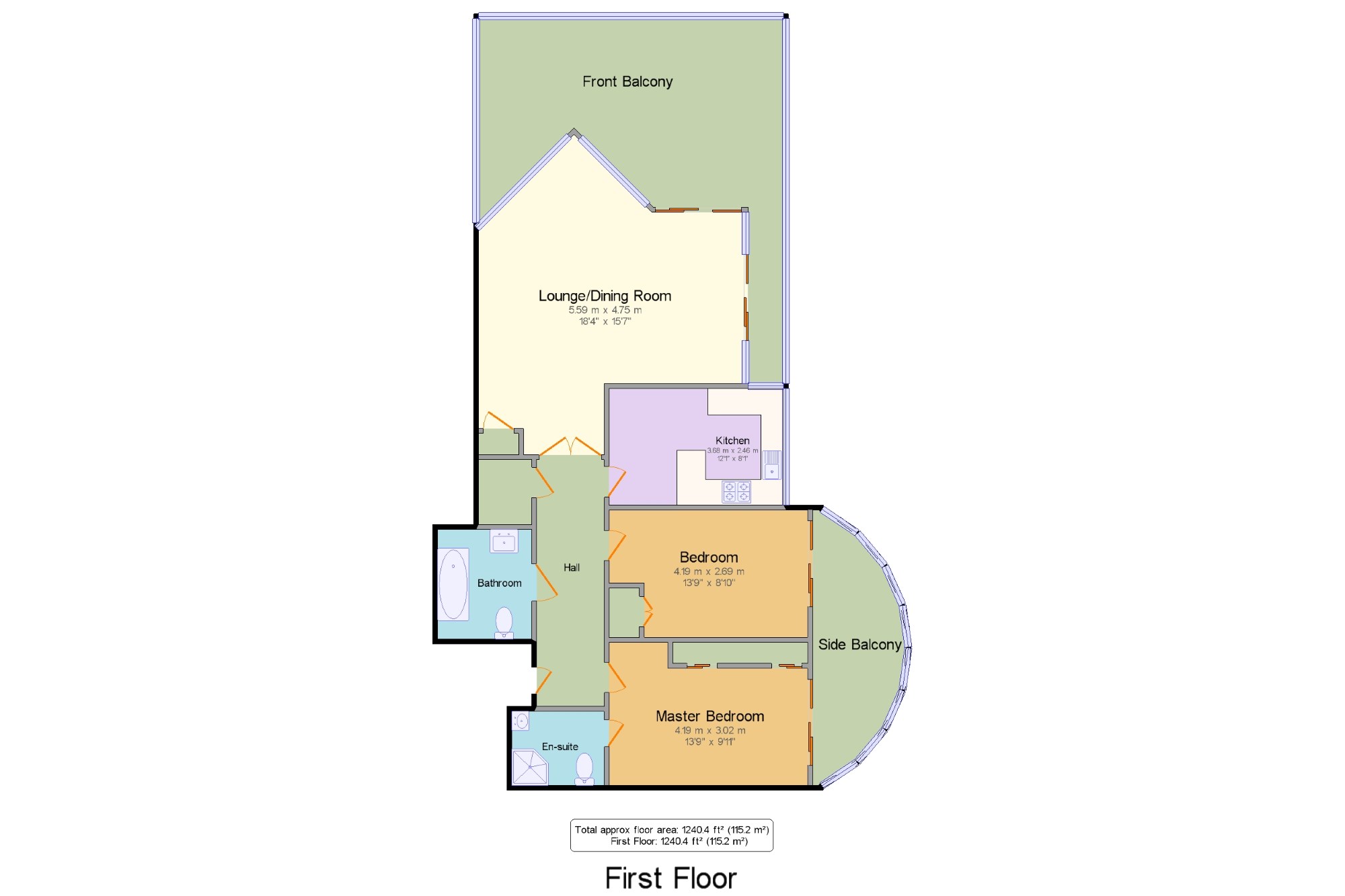 Montague Road, Southbourne, Bournemouth BH5, 2 bedroom flat for sale