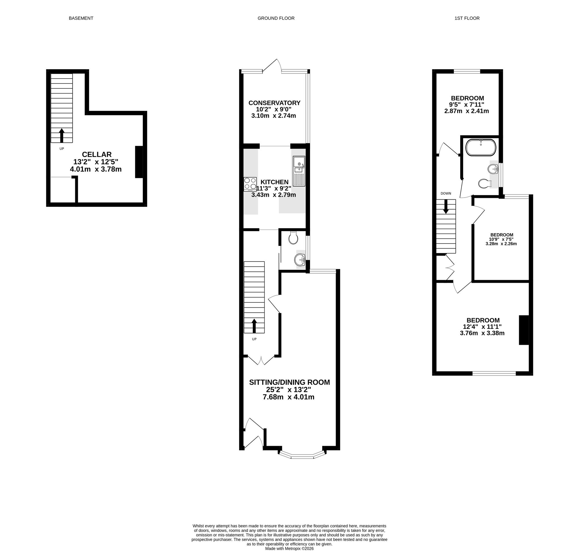 16 Mafeking Road, Southsea floorplan