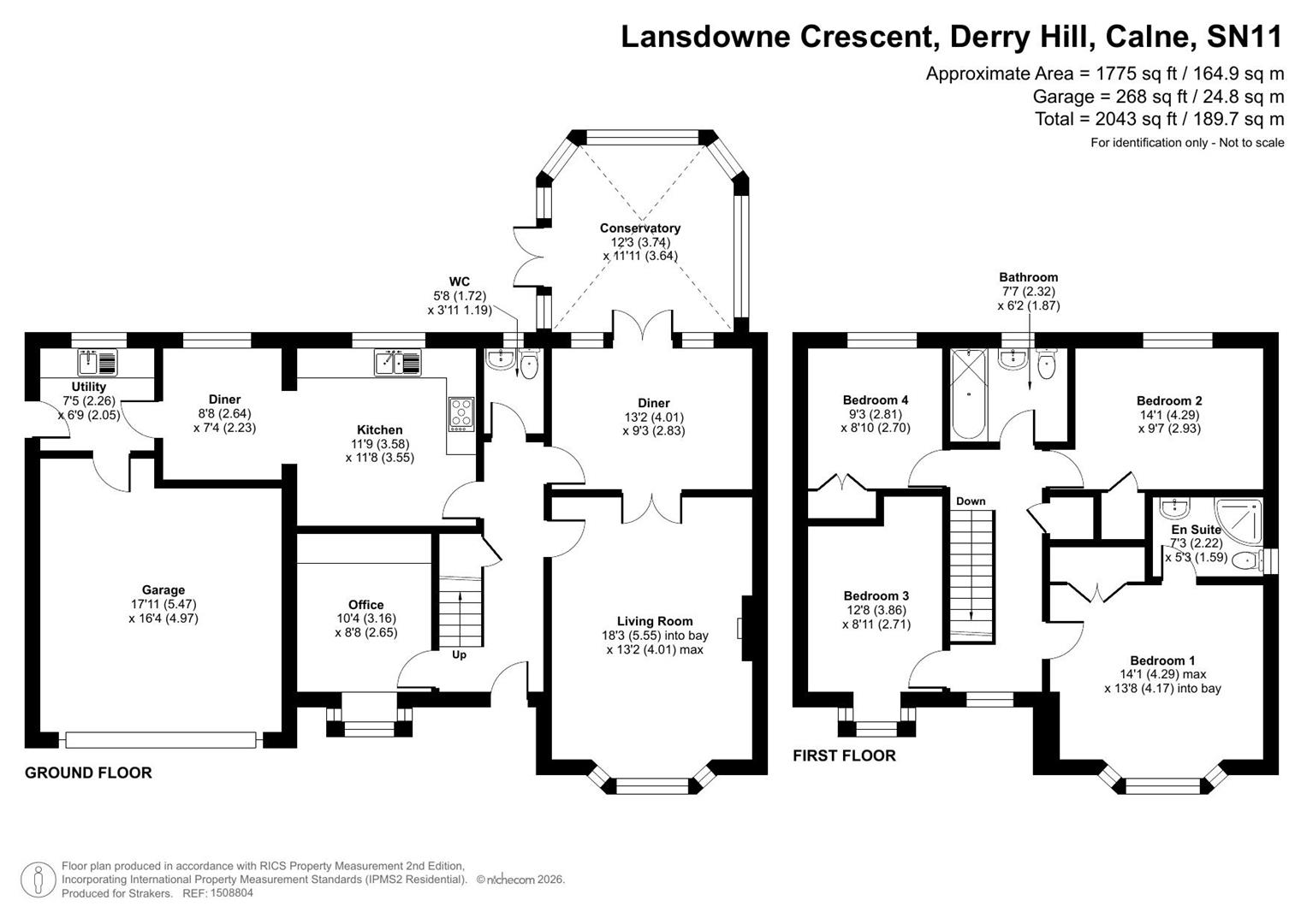 46, Lansdowne Crescent, Calne floorplan