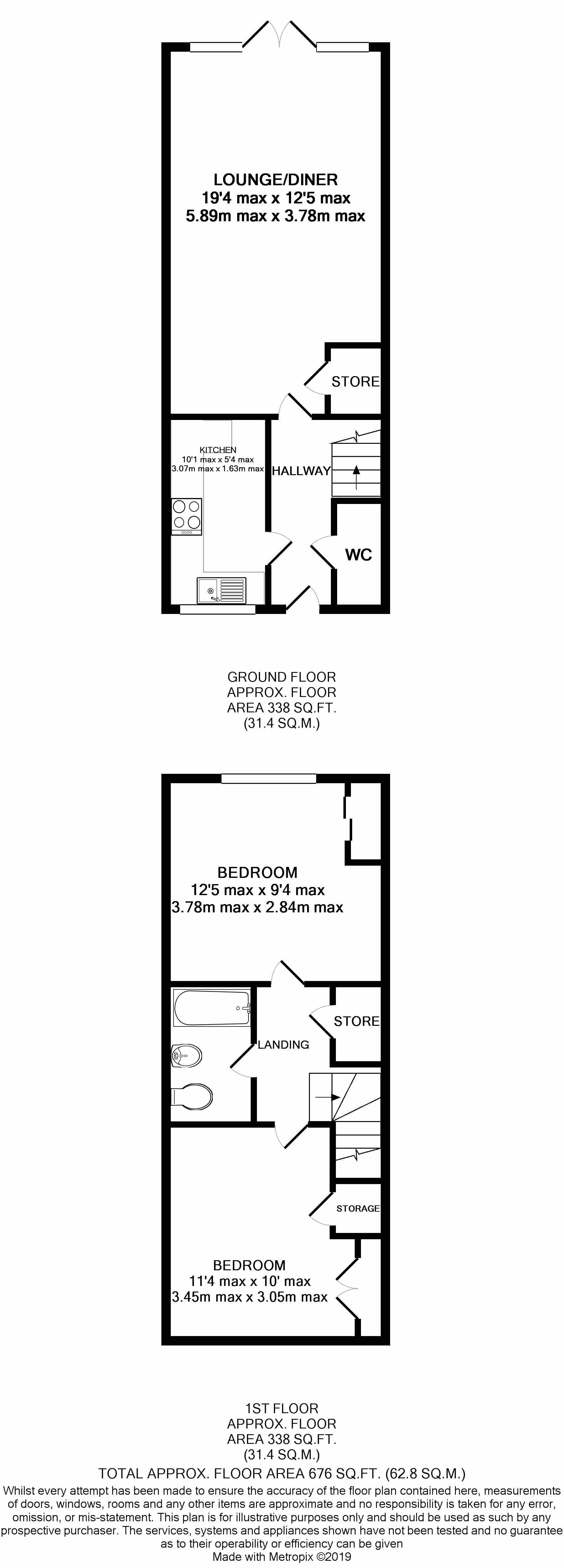 2 Bedrooms End terrace house for sale in Medland Mews, Chertsey, Surrey KT16