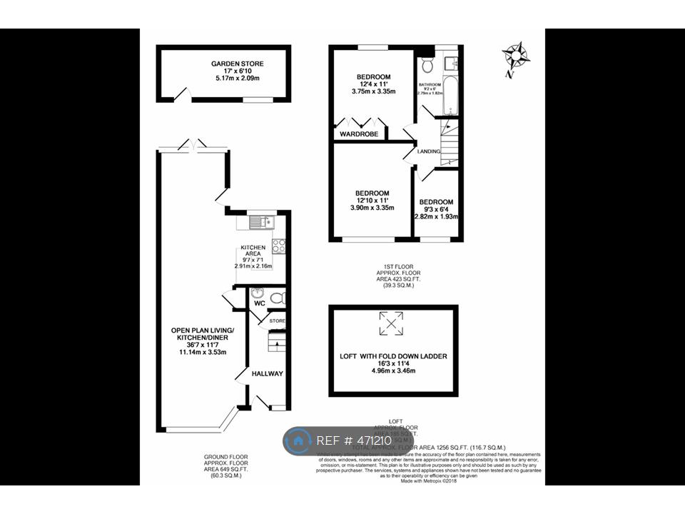 3 Bedrooms Terraced house to rent in Ferndale Road, London N15