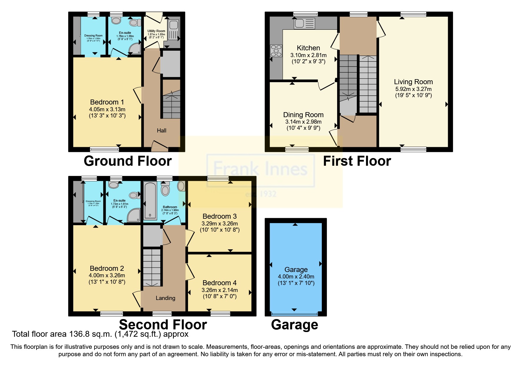 Scotlands Drive, Coalville LE67, 4 bedroom town house for sale