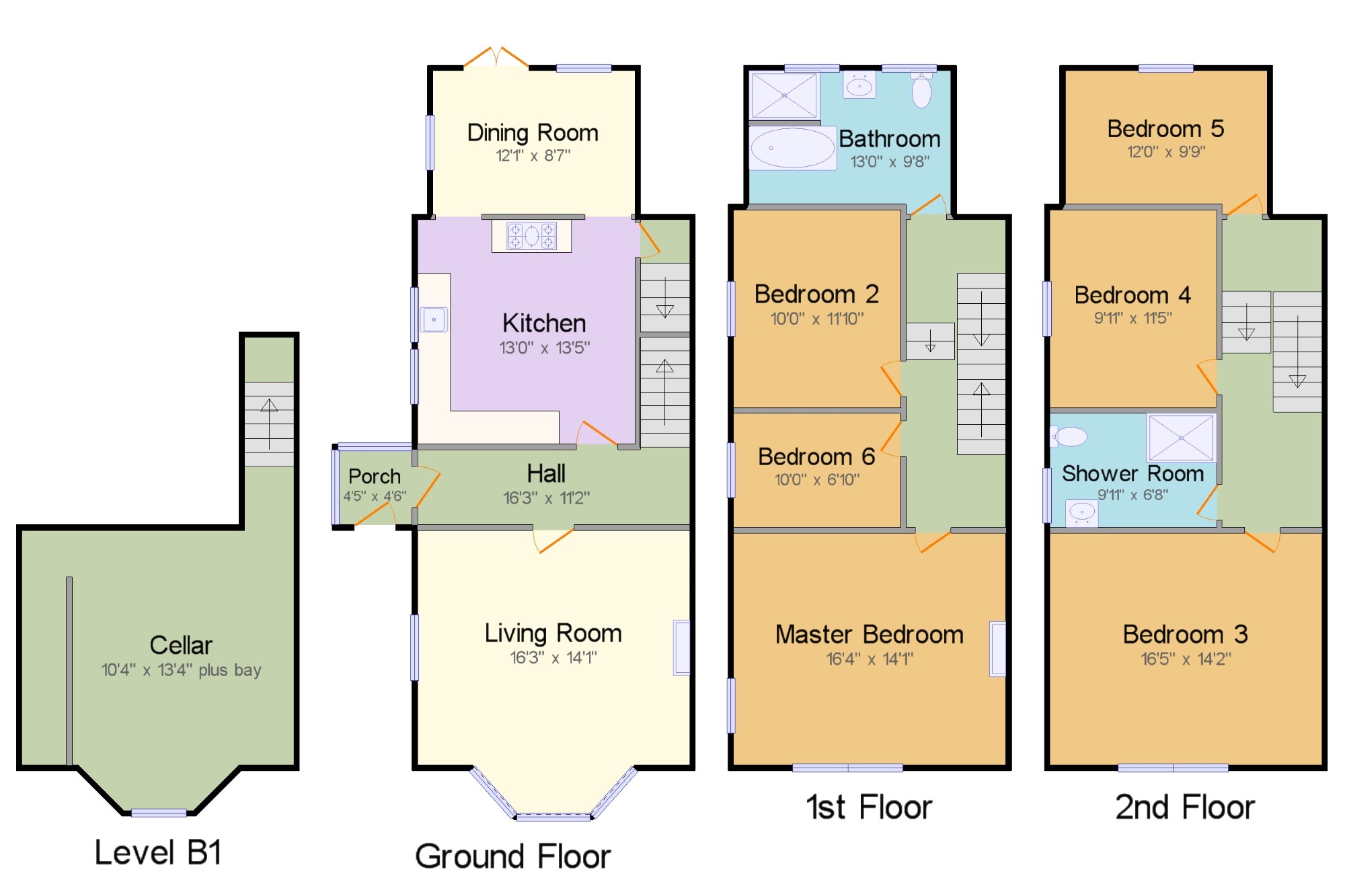 6 Bedrooms Semi-detached house for sale in Sylvan Cliff, Buxton, Derbyshire SK17