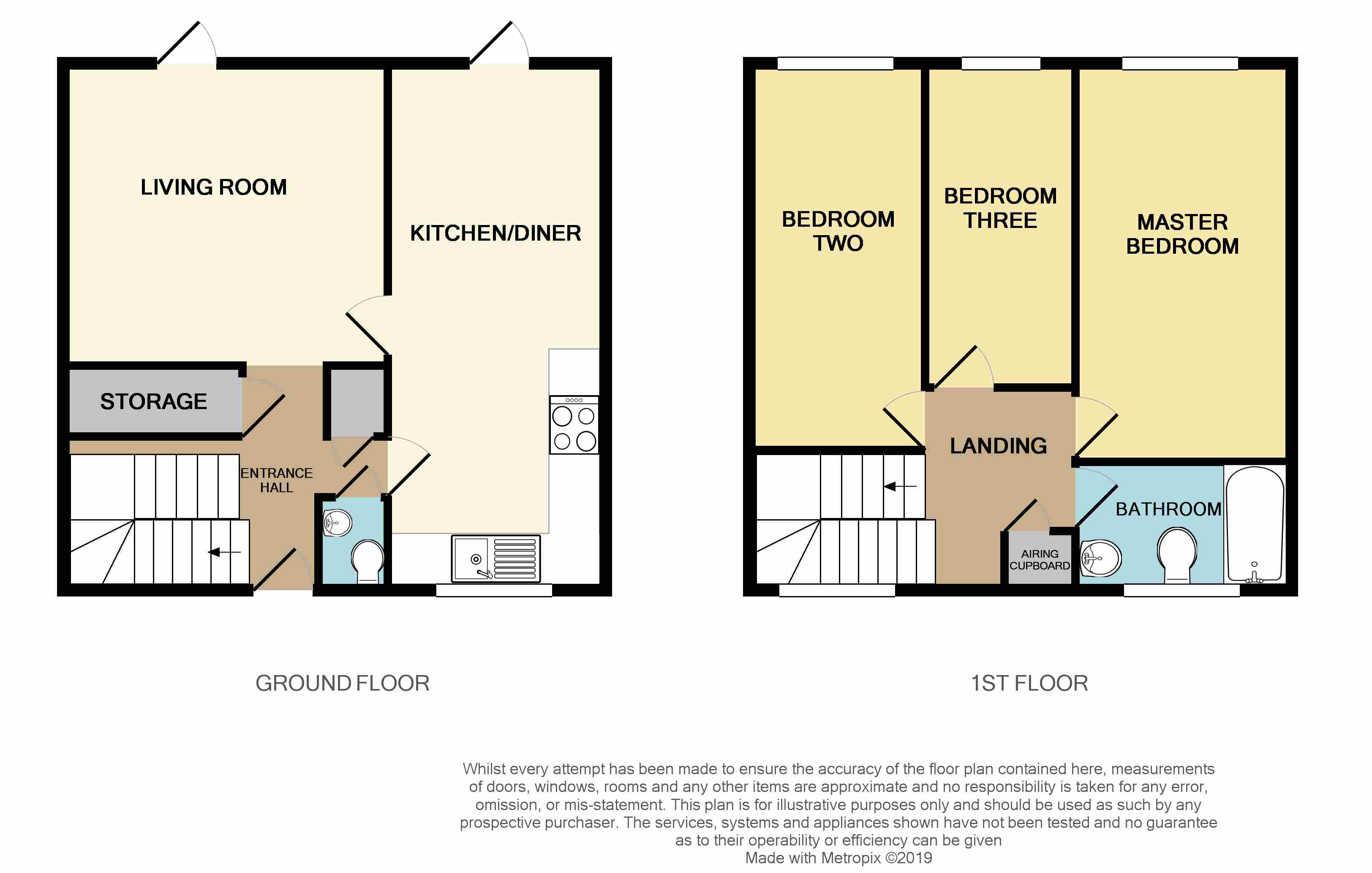3 Bedrooms Terraced house to rent in Morris Close, Luton LU3