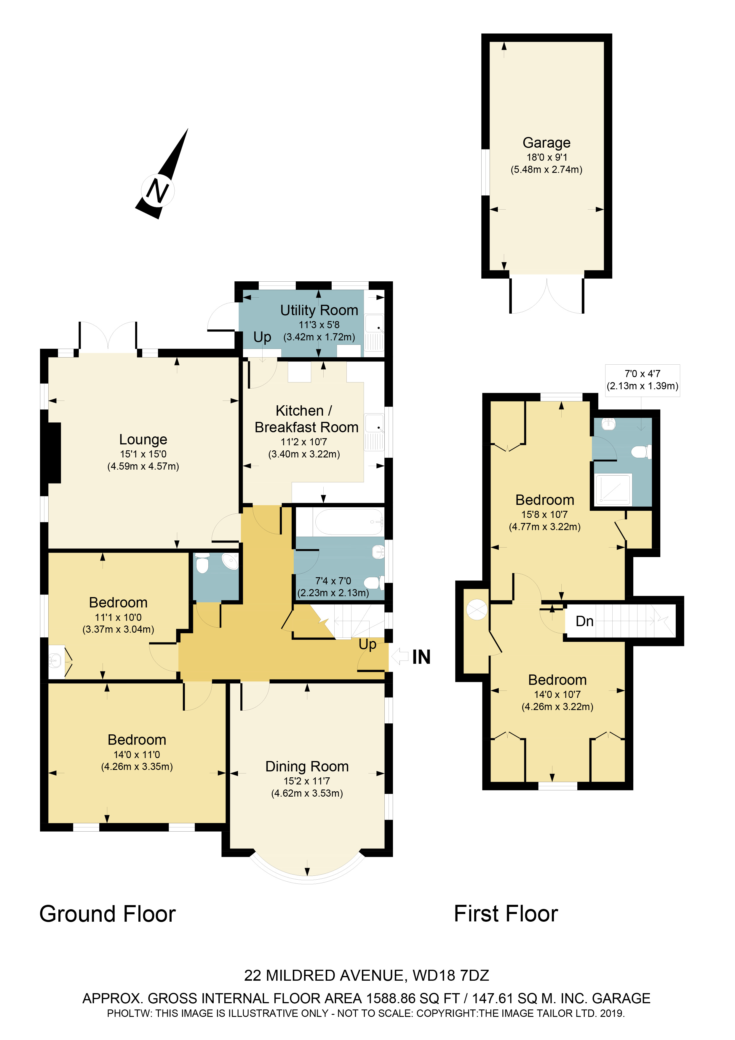 Mildred Avenue, Watford WD18, 4 bedroom bungalow for sale 53378262