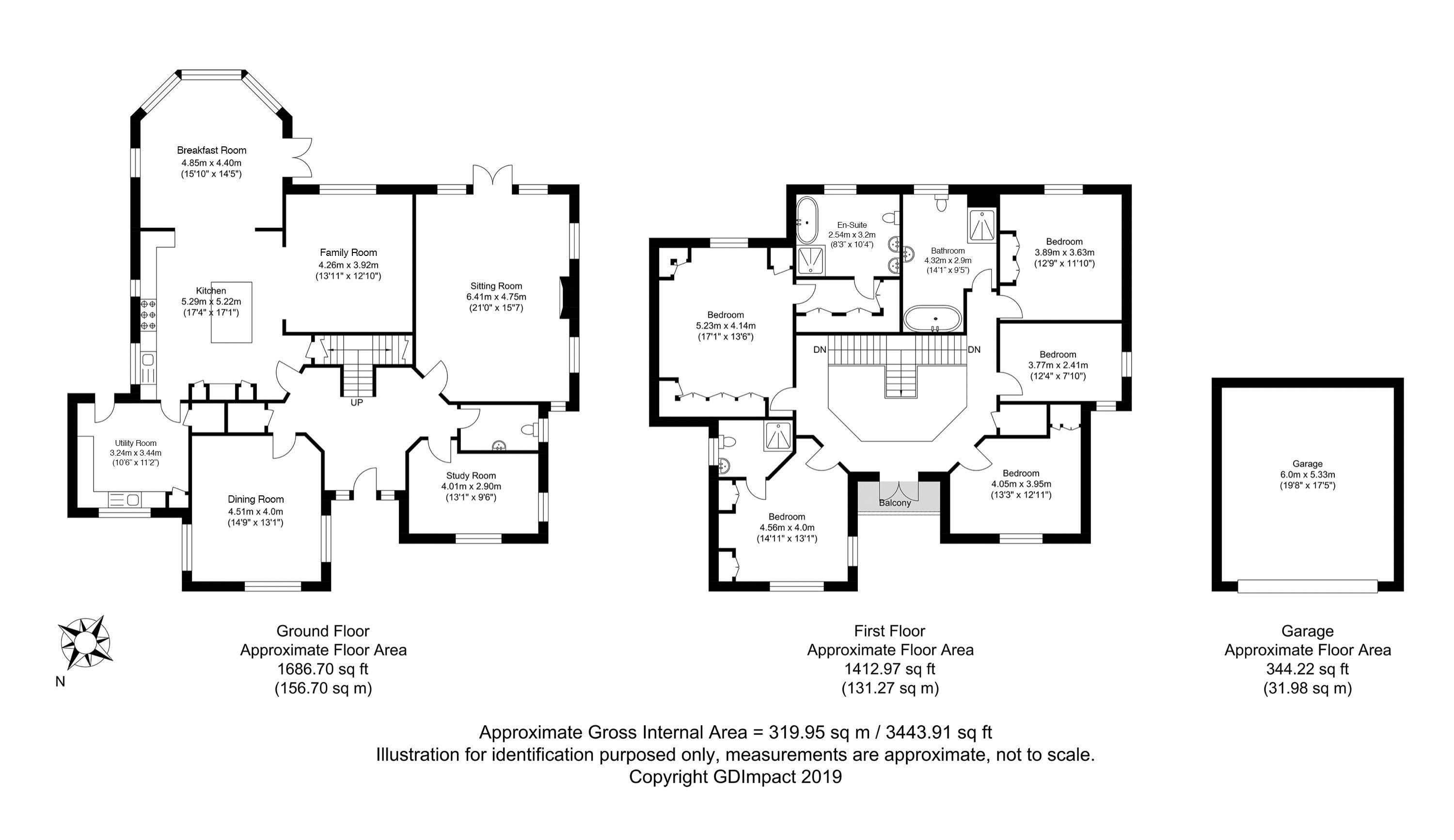 5 Bedrooms Detached house for sale in Pinetops, Forest Road, Horsham, West Sussex RH12