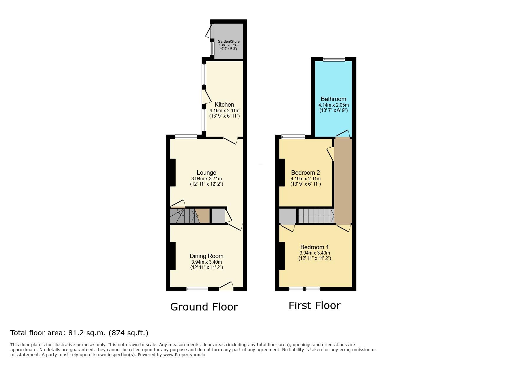 24 Huncote Road, Leicester floorplan