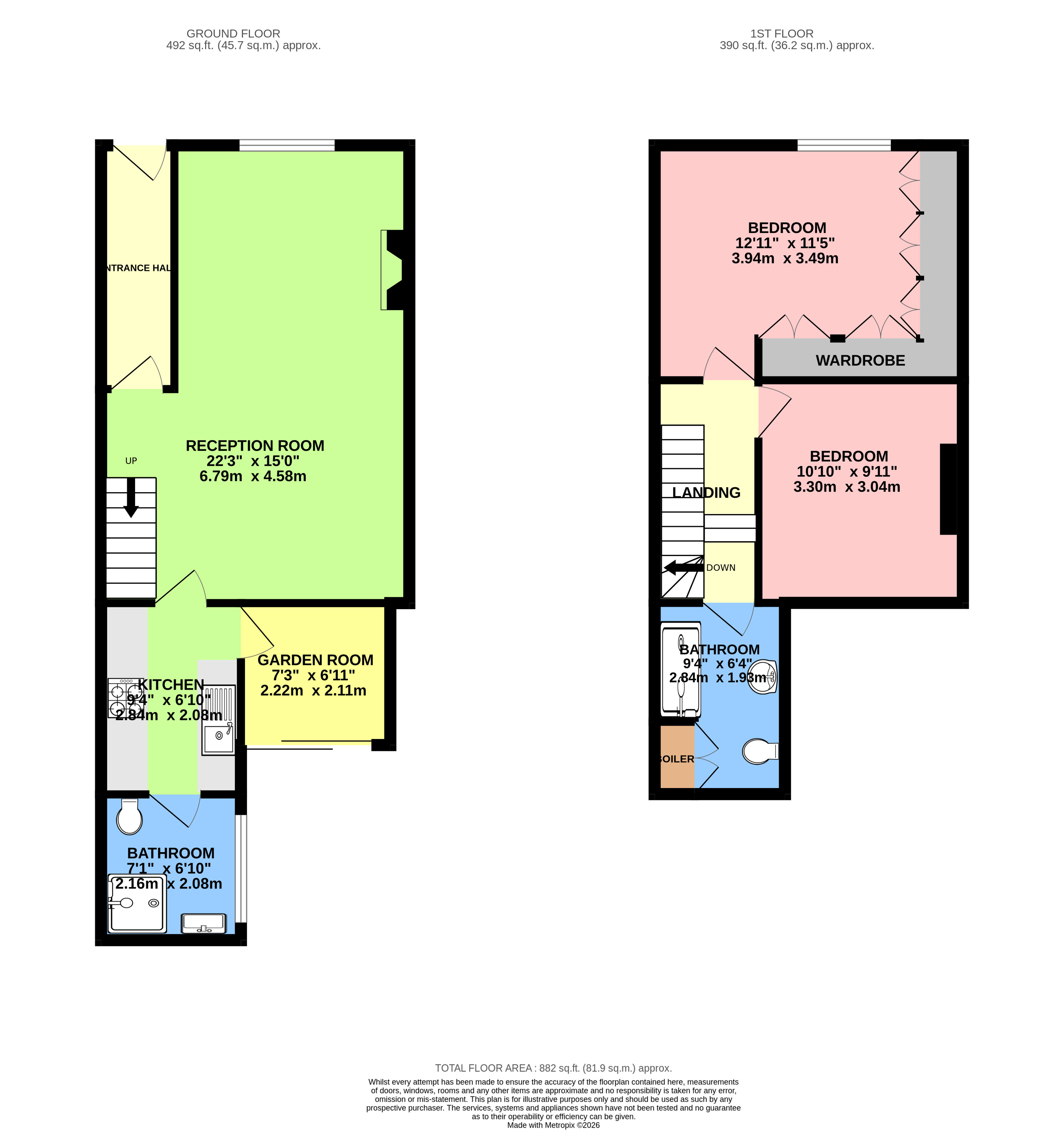 38, Halifax Road, Middlesex floorplan