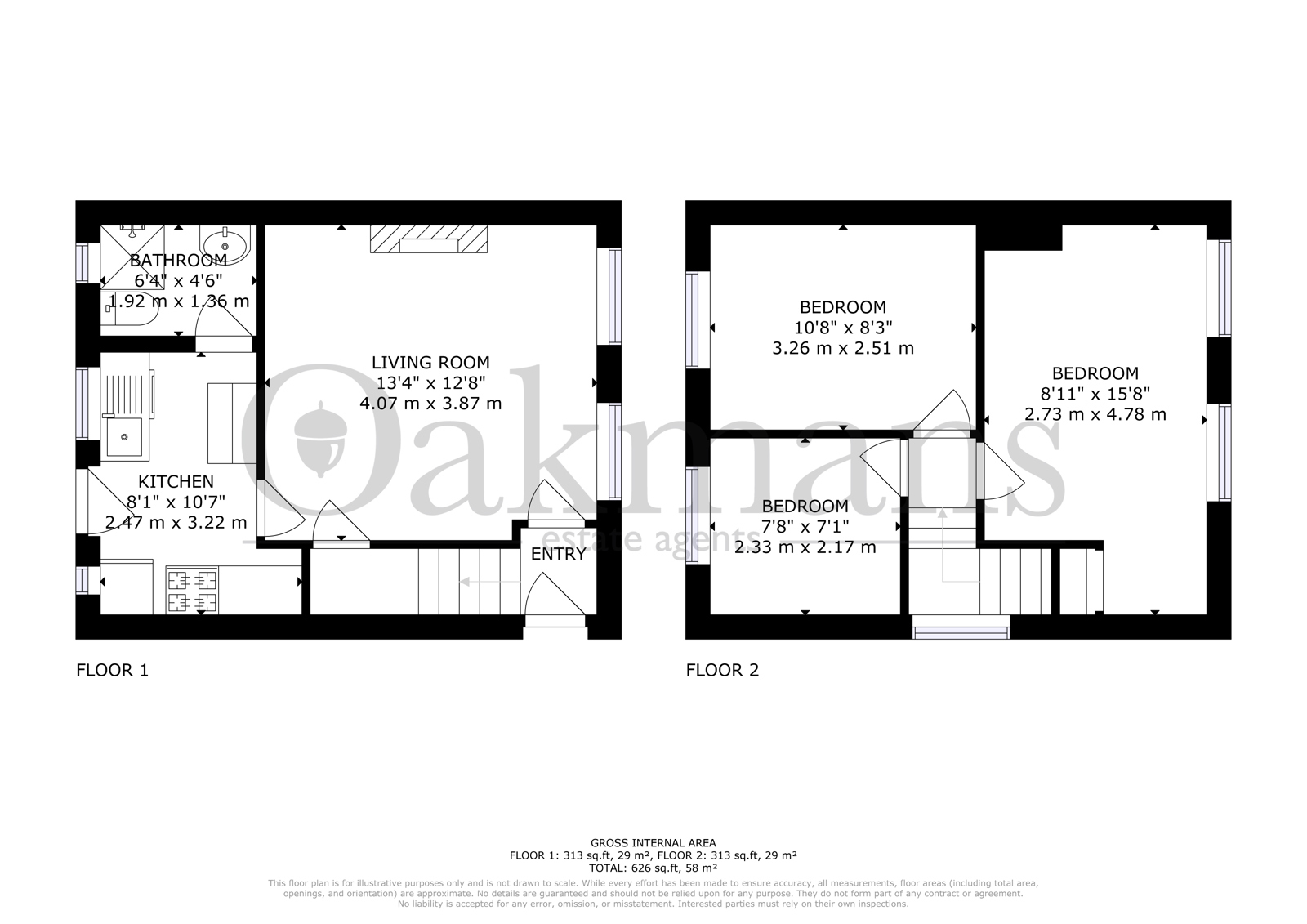 2, FRINTON GROVE, BIRMINGHAM floorplan