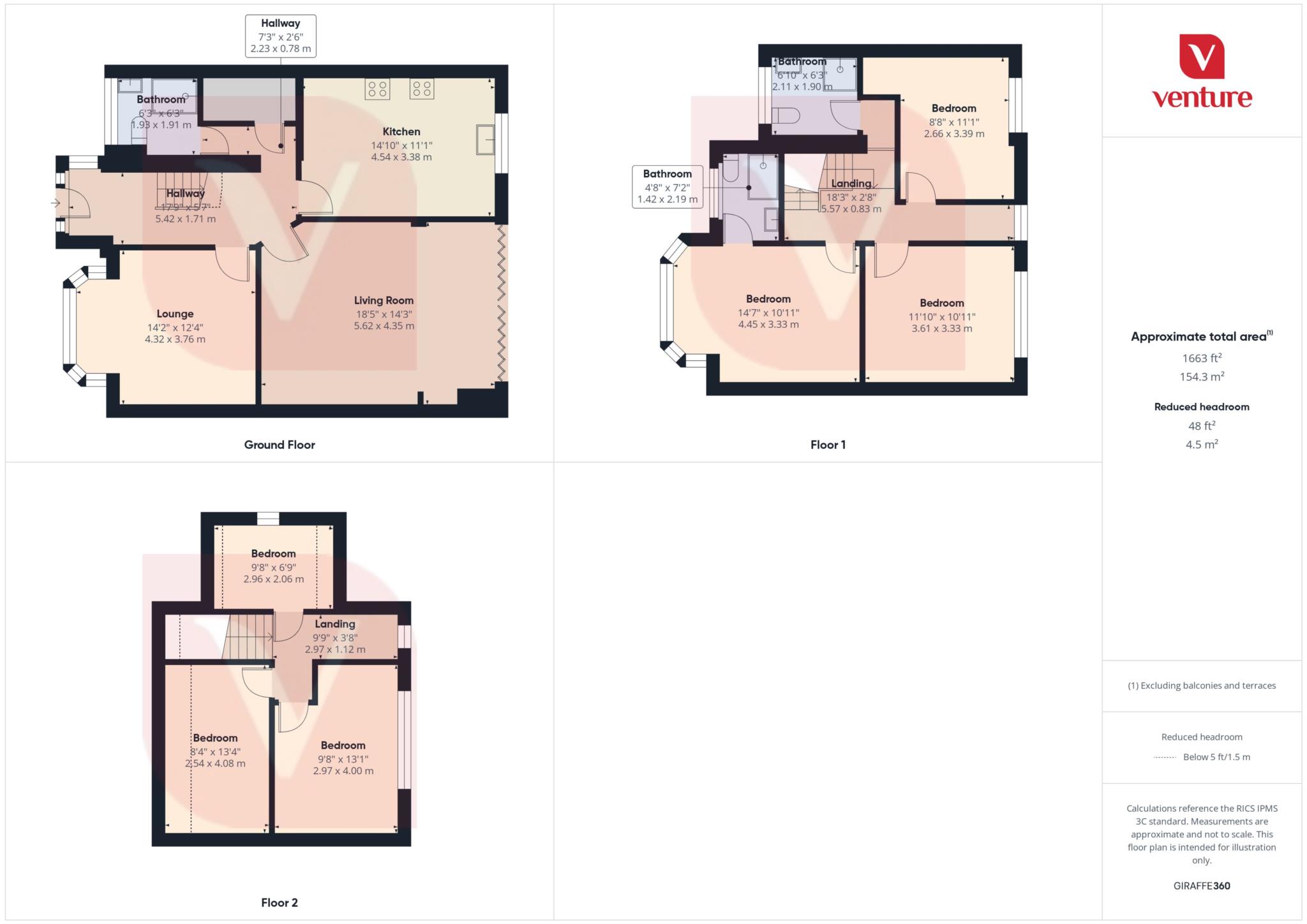 7, Elmwood Crescent, Luton floorplan